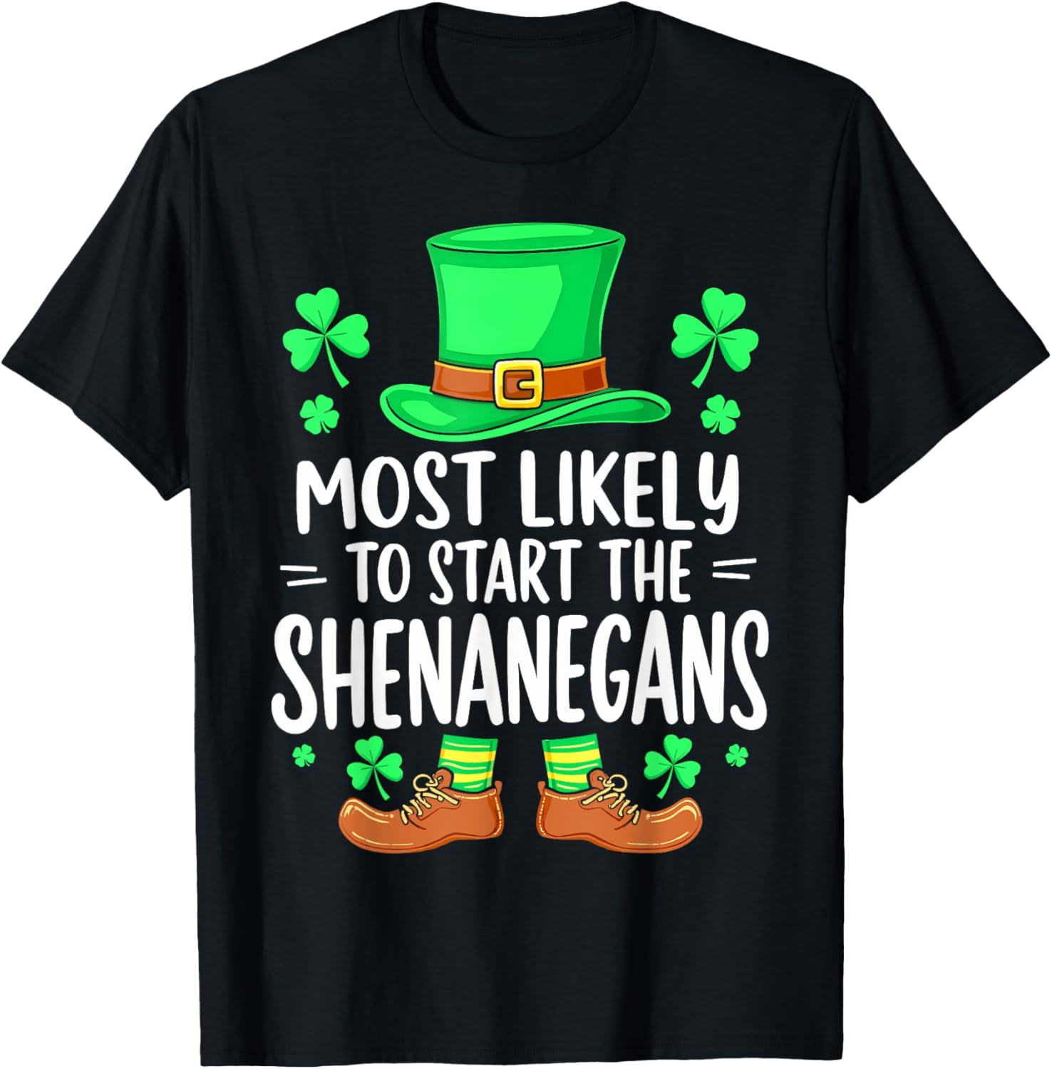 St Patricks Day Shenanigans T-Shirt for Fun Irish Celebrations - 1