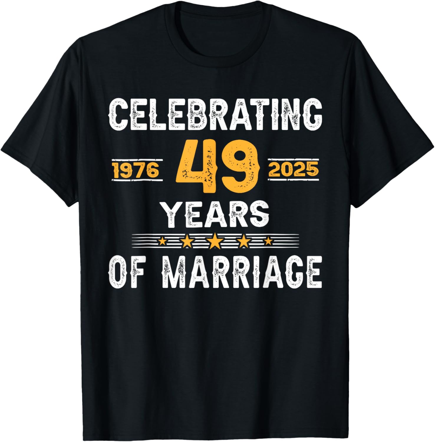 Celebrate 49 Years of Love with Our 49th Wedding Anniversary T-Shirt - 1