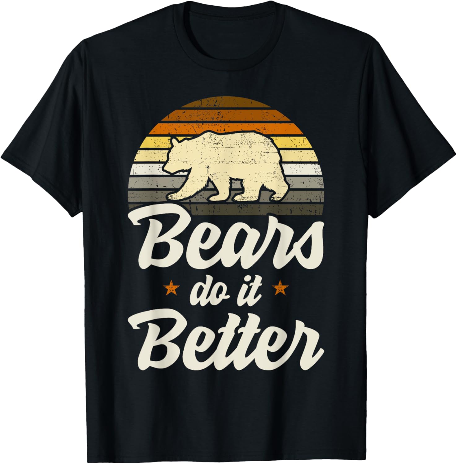 Bears Do It Better Bear Pride LGBT Flag T-Shirt for Gay Men - 6