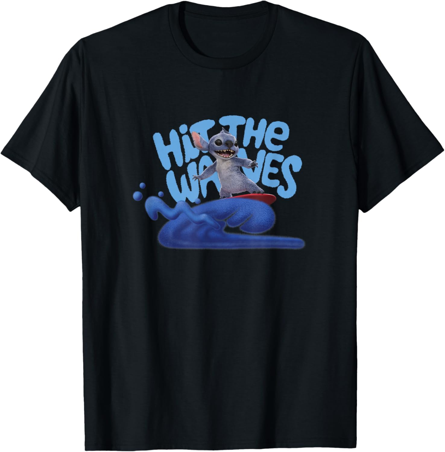Lilo & Stitch Surfing Stitch T-Shirt for Fun Beach Days and Casual Wear - 3