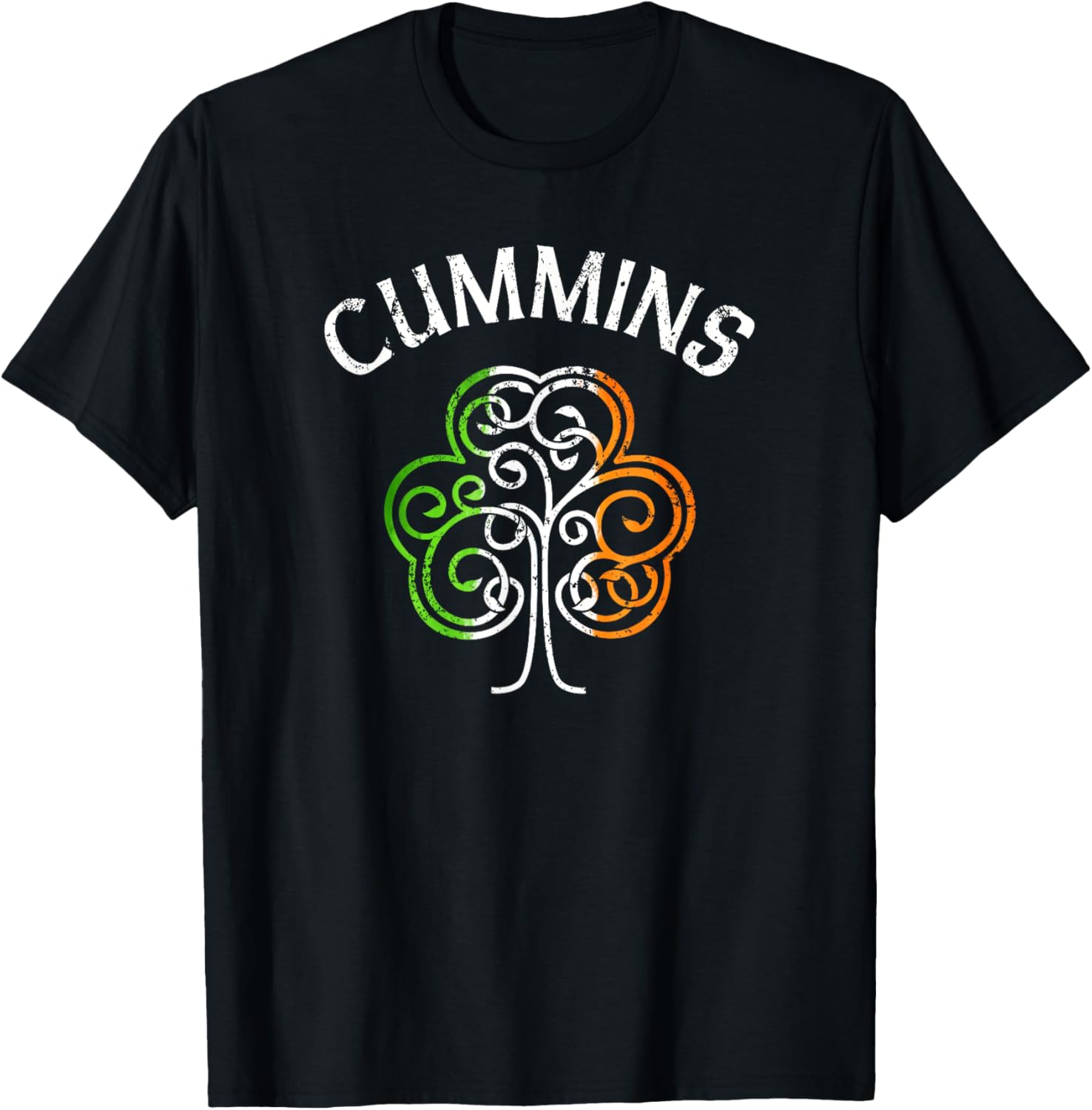 Cummins Irish Family Name T-Shirt - Stylish Gift for Proud Family Heritage - 1