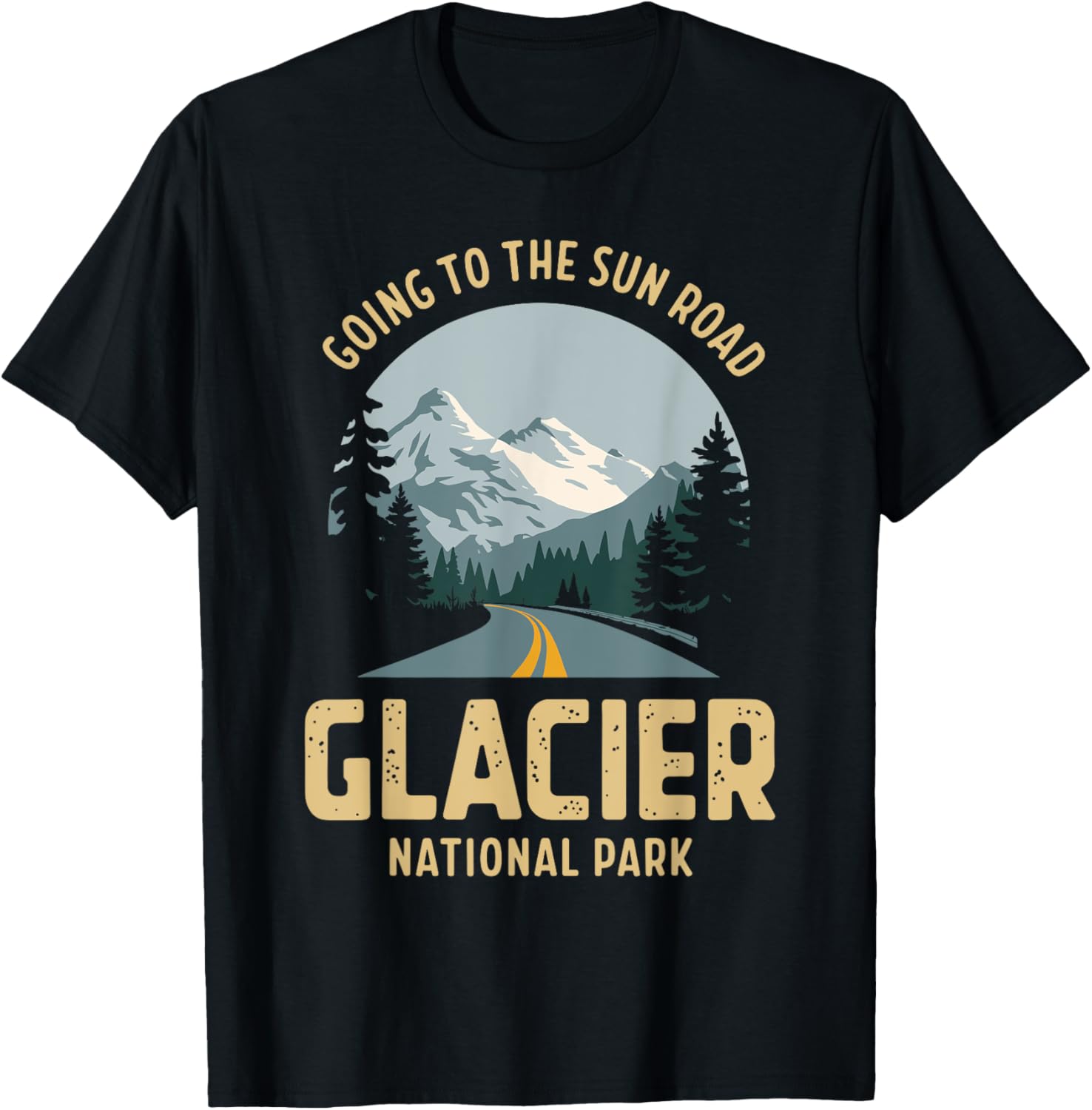 Going To The Sun Road T-Shirt Montana Glacier National Park Apparel - 1