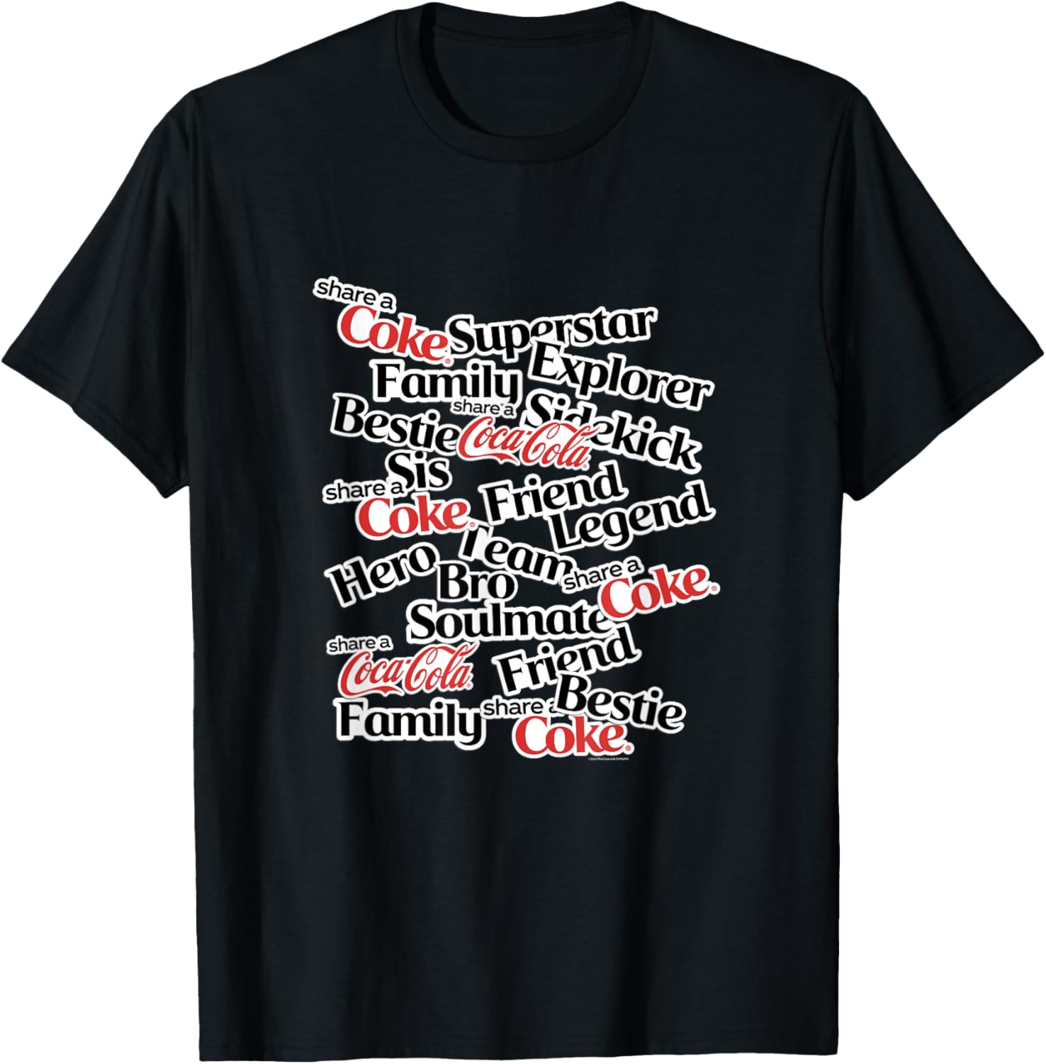 Coca-Cola Share A Coke Jumble T-Shirt for Fun Style and Comfort - 14