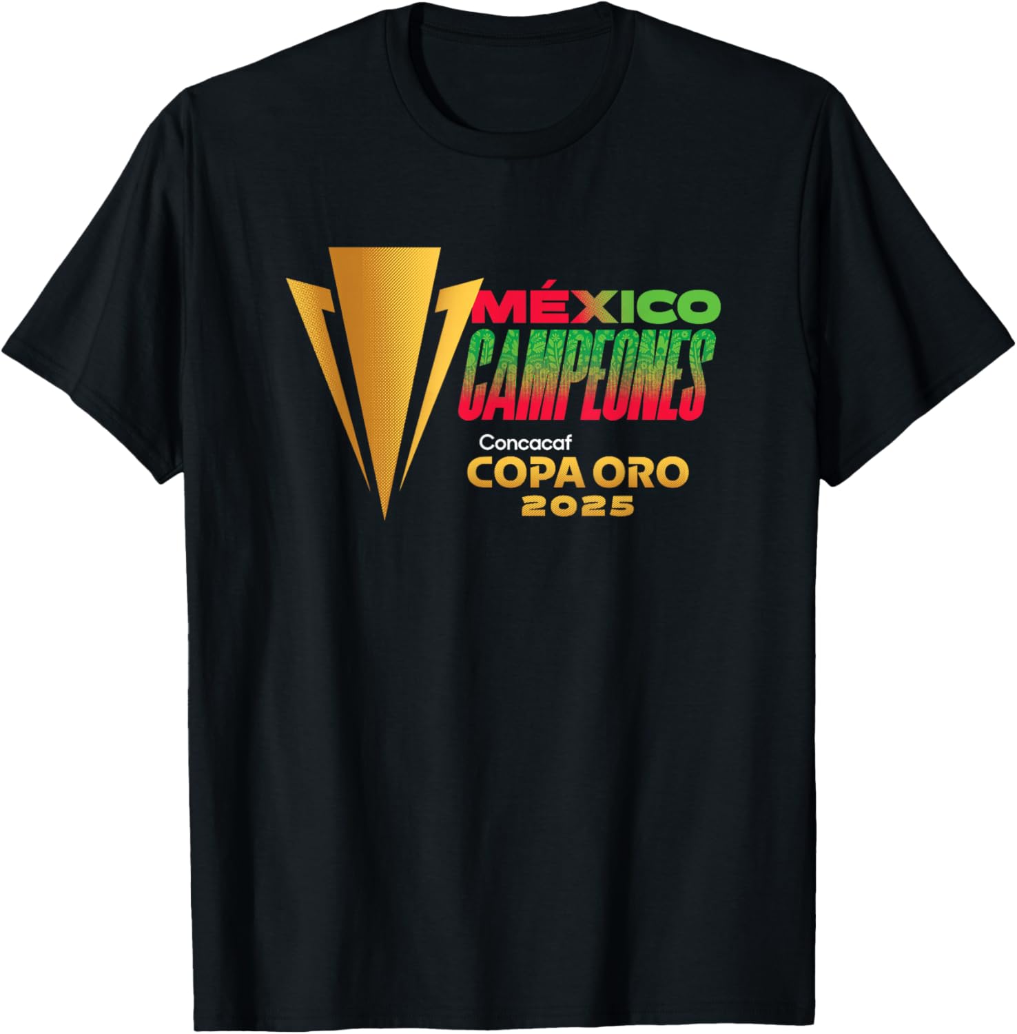 2025 CONCACAF Mexico Gold Cup Champions T-Shirt for Fans and Collectors - 1