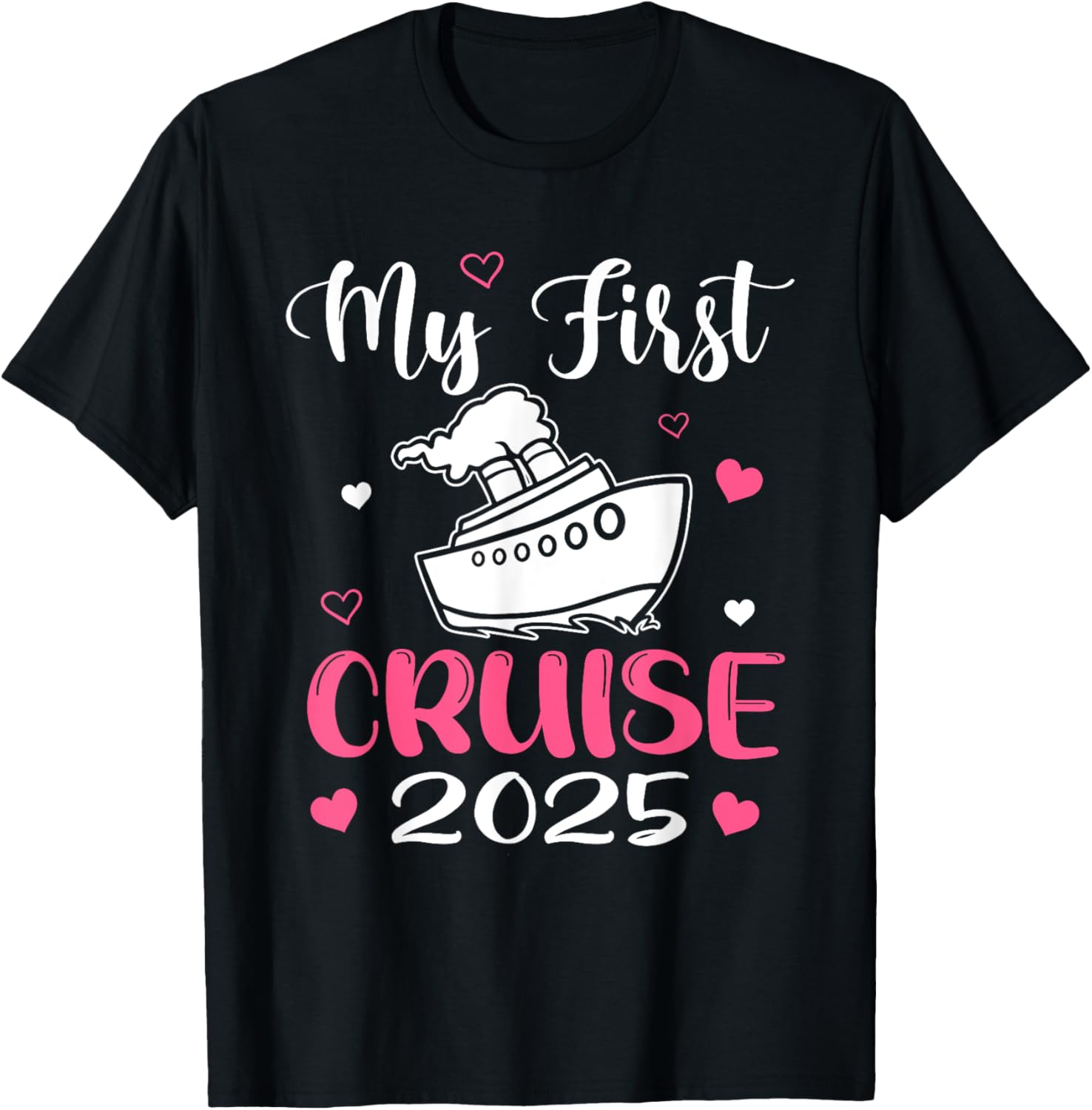 My First Cruise 2025 Family Vacation T-Shirt for Fun Adventures - 3