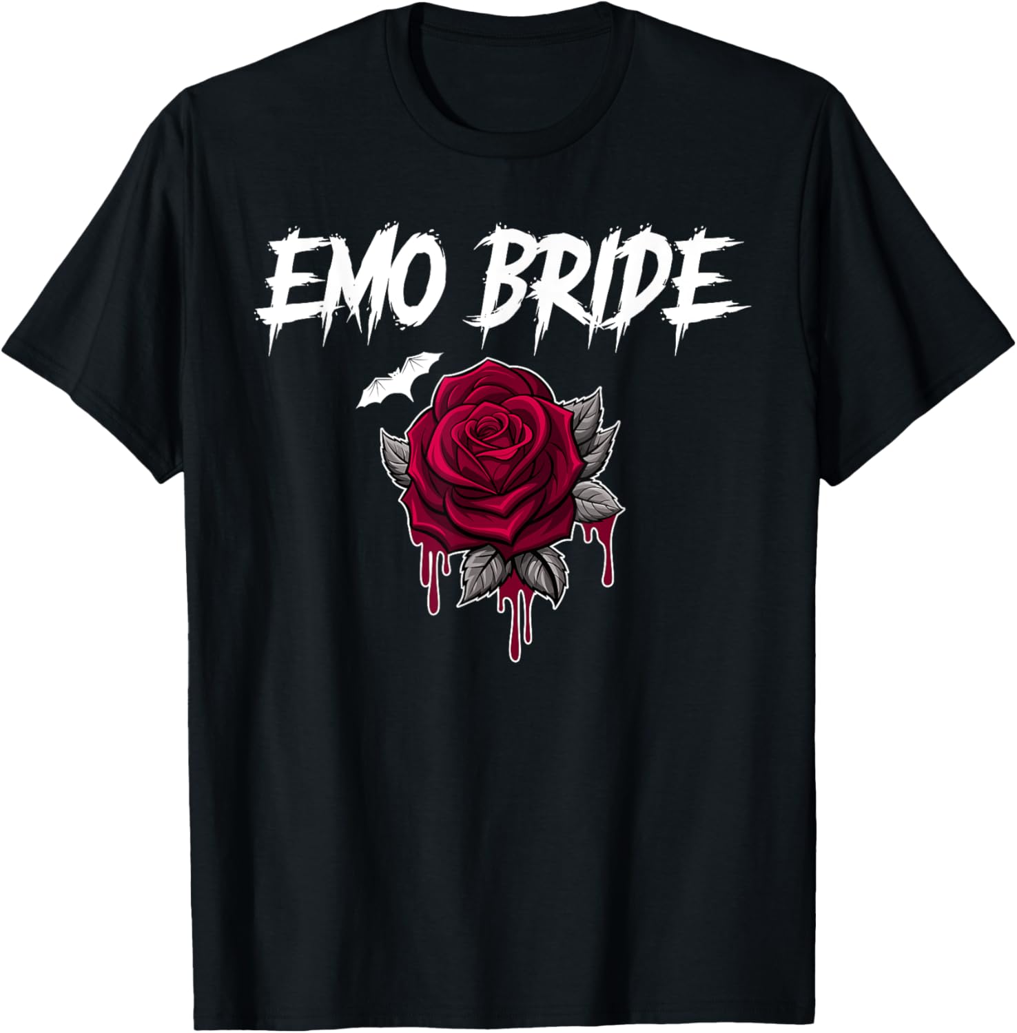 Gothic Bachelorette Matching T-Shirt for Emo Brides Future Mrs Design - 16