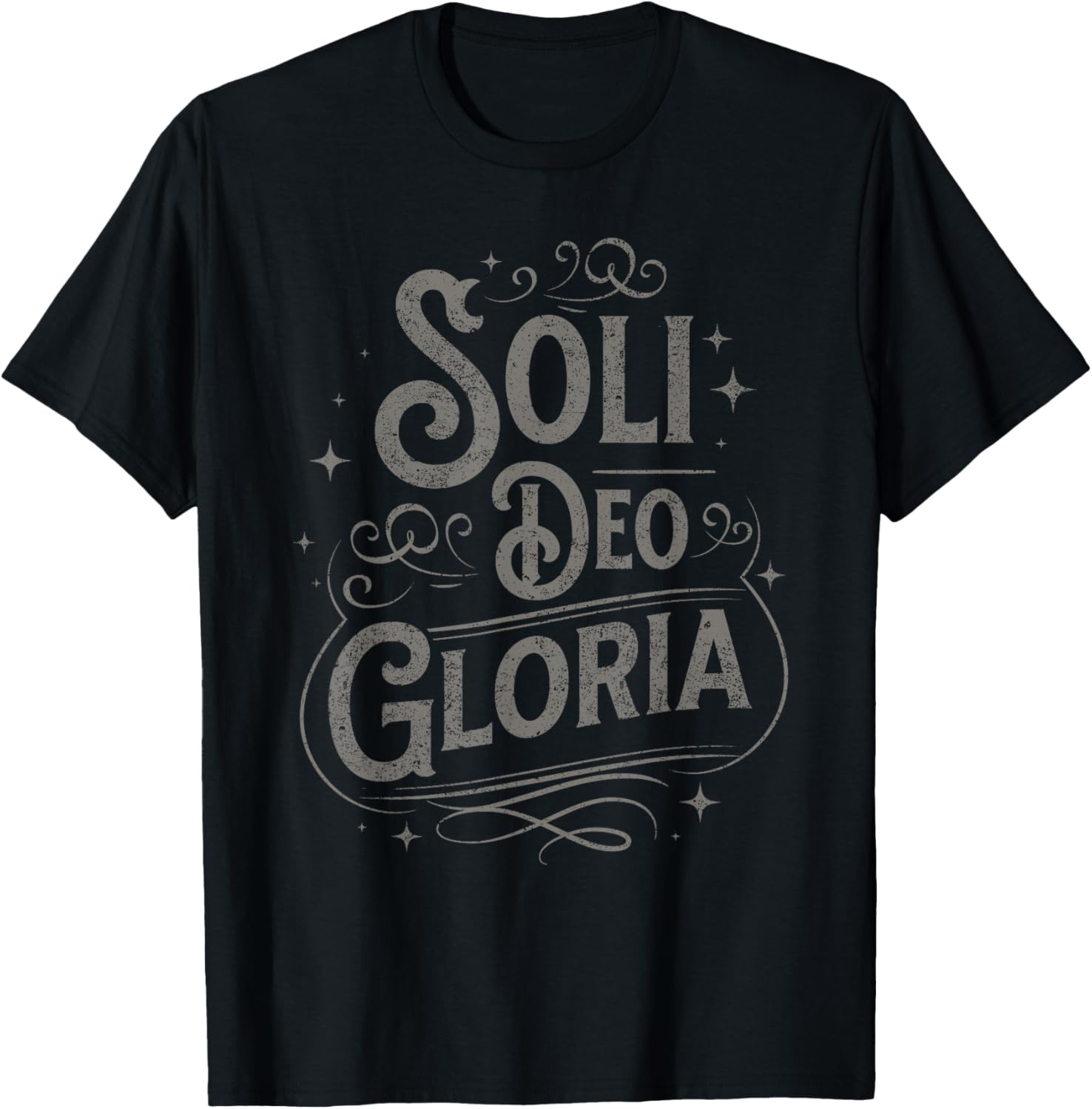 Soli Deo Gloria Christian Men's T-Shirt - Faith Inspired Apparel - 3