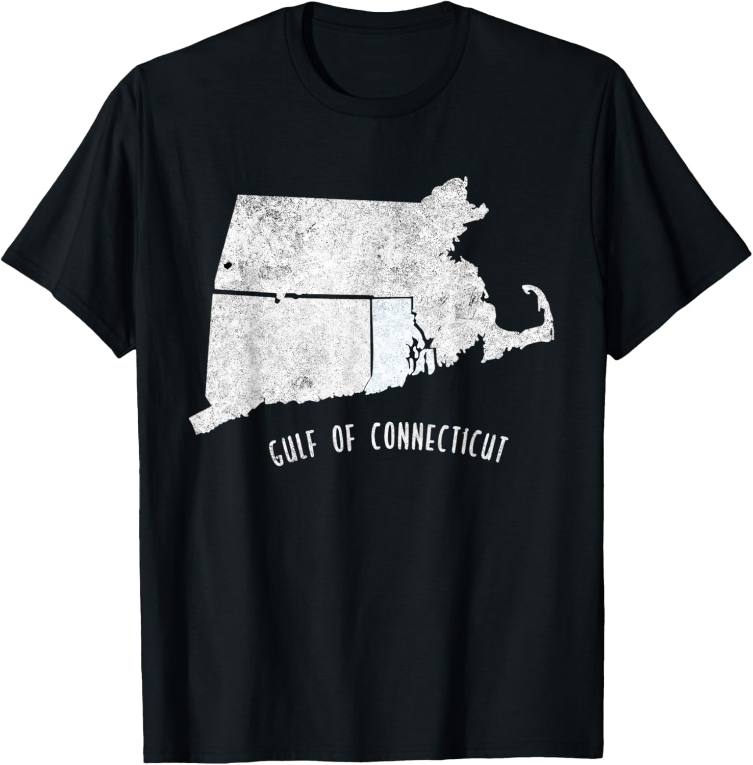 Gulf of Connecticut Funny New England Souvenir T-Shirt for All Occasions - 1