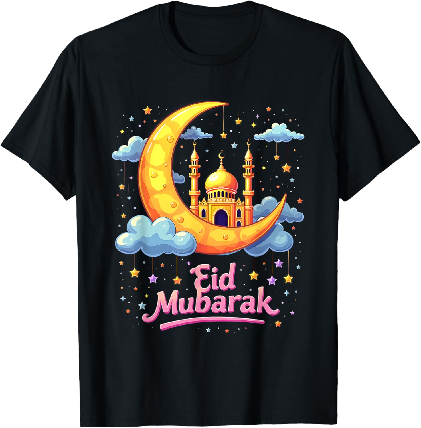 Mubarak Kareem Eid Al-Fitr T-Shirt for Happy Ramadan 2025 Celebrations - 5