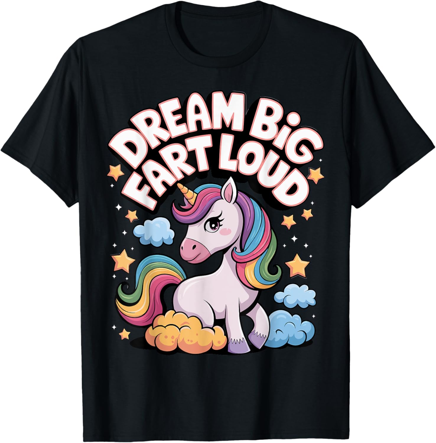 Dream Big Fart Loud T-Shirt for Fun Enthusiasts and Gift Ideas - 2