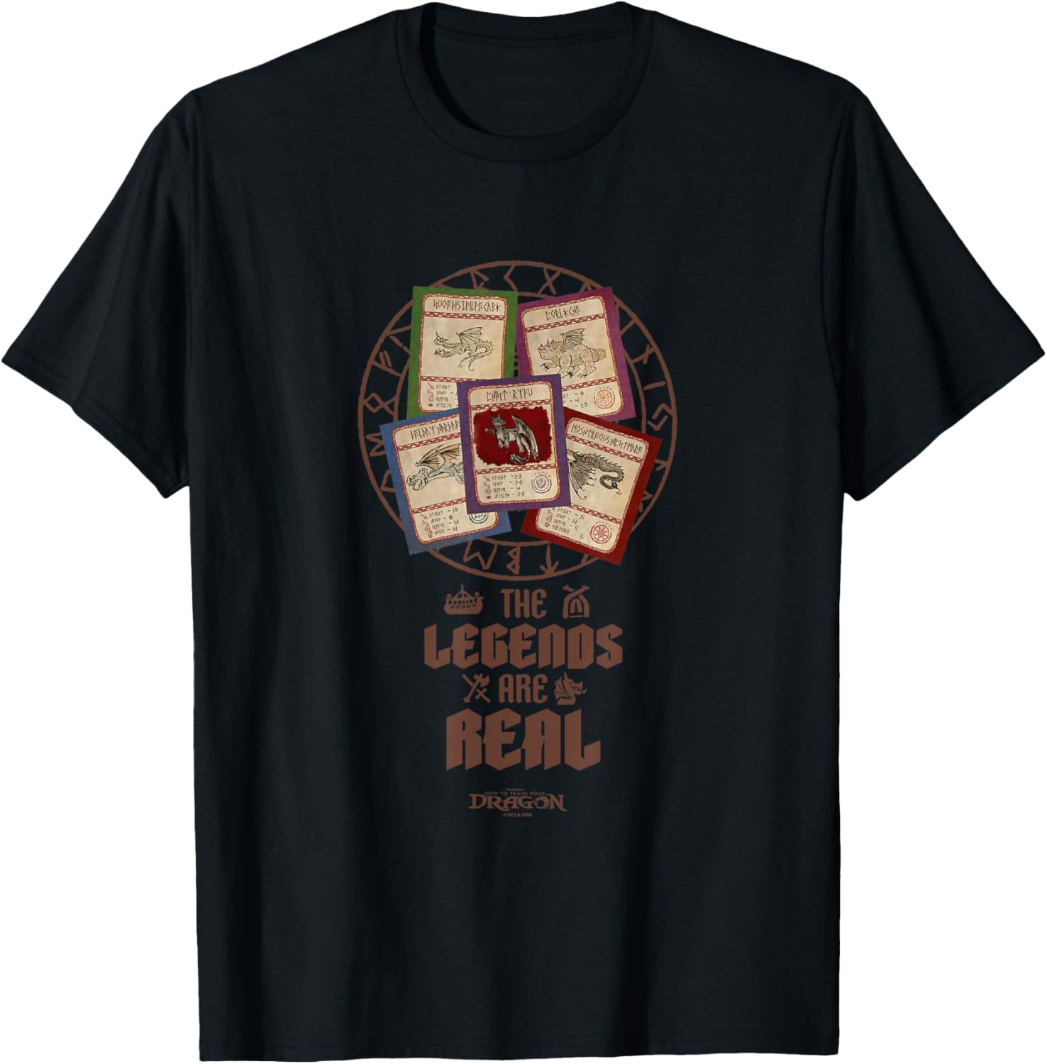DreamWorks Dragons Legends Are Real Graphic T-Shirt for Fans and Collectors - 17