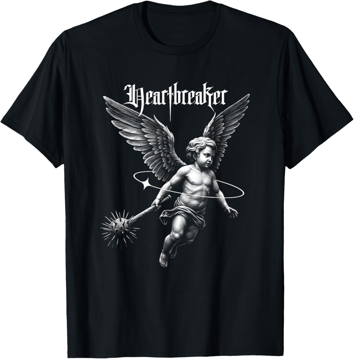 Heartbreaker Cherub Angel Cupid Anti Valentine's Day T-Shirt for Fun Lovers - 2