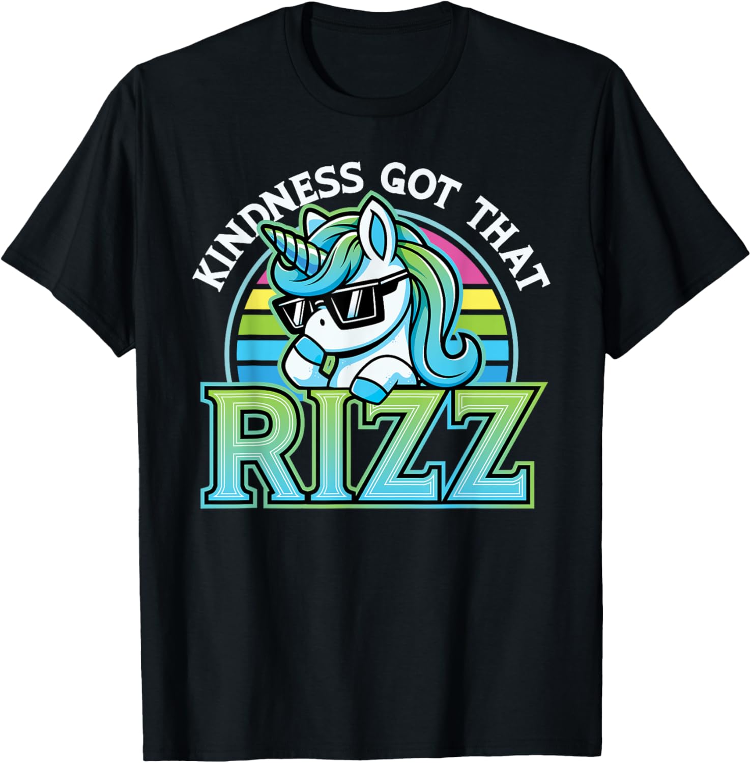 Kindness Anti Bullying Week Unicorn Got Rizz T-Shirt for Kids - 8