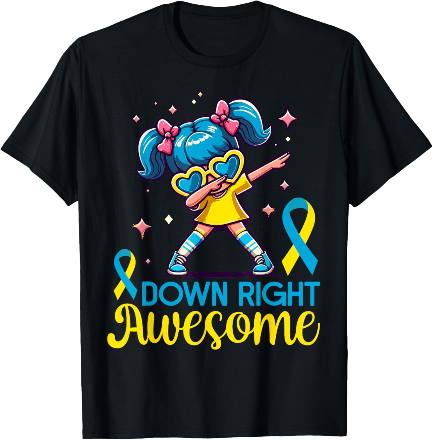 Down Syndrome Awareness Day Awesome Girls Women's T-Shirt for Support - 9