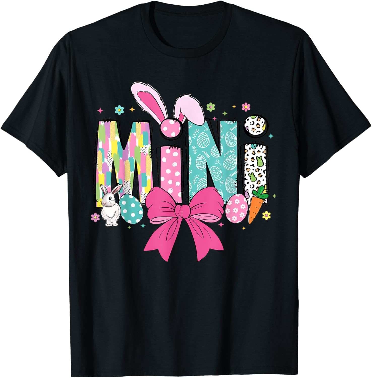 Adorable Mama Bunny Easter T-Shirt for Matching Family Celebrations - 3
