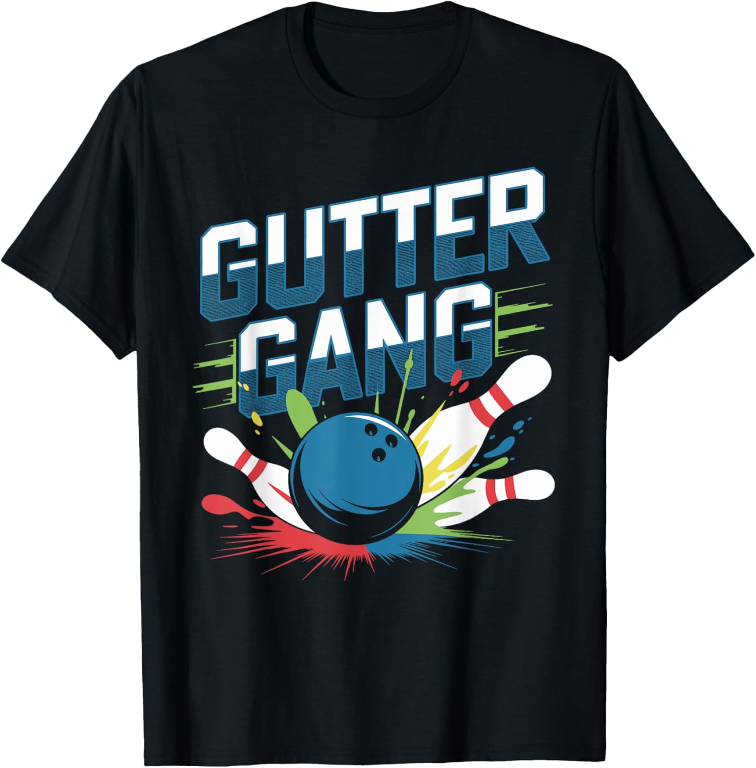 Funny Gutter Gang Bowling Shirt for League Players and Fans - 5