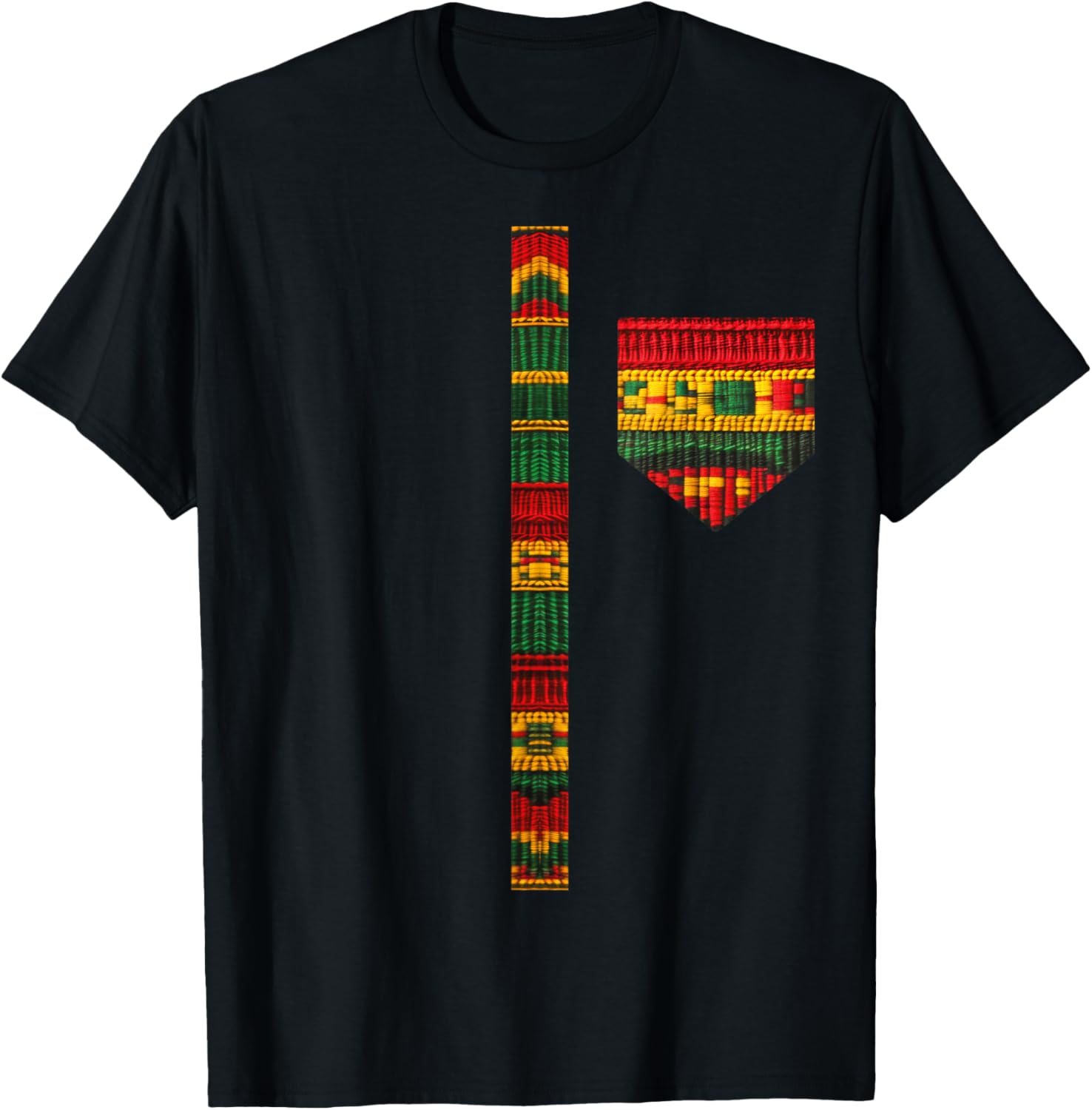 Stylish African Print Dashiki Kente Art T-Shirt for Men and Boys - 6