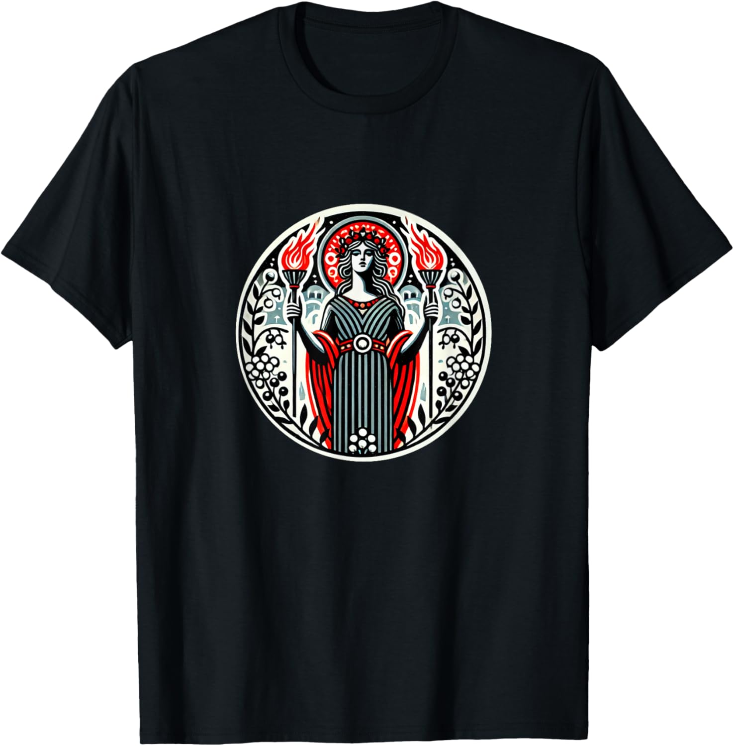 Hecate Goddess Illustration Crone T-Shirt for Unique Style Lovers - 27