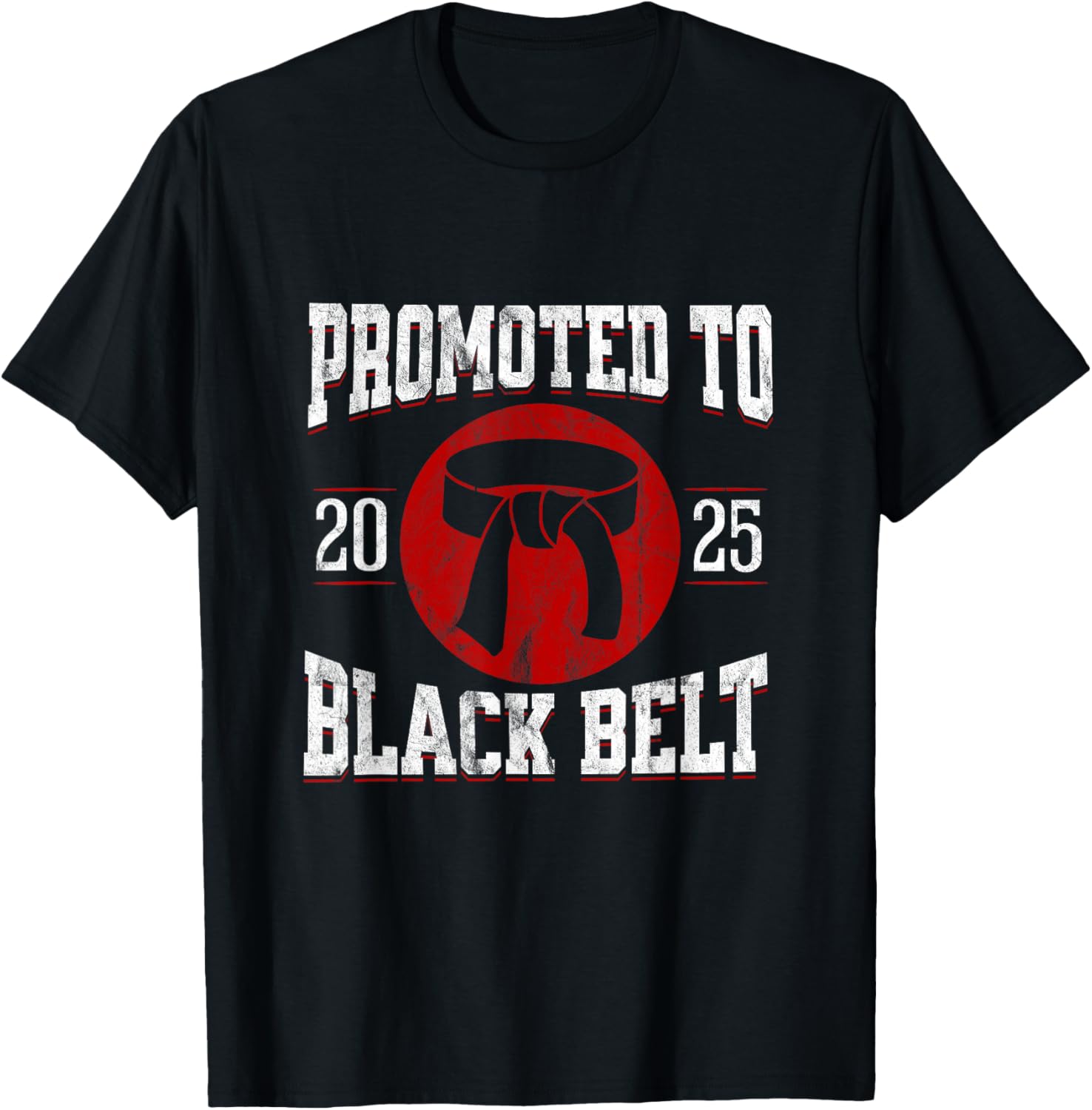 2025 Black Belt Tang Soo Do Karate Taekwondo T-Shirt for Martial Arts Fans - 2