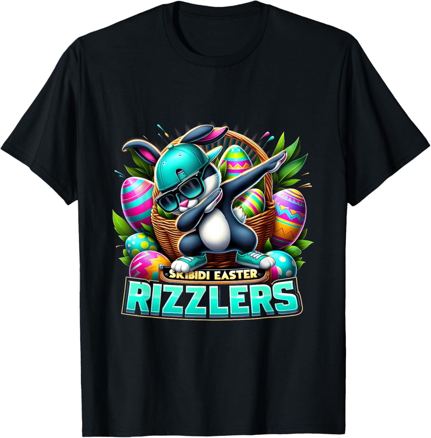 Funny Easter T-Shirt for Men Rizzler Skibidi Humor Apparel - 19