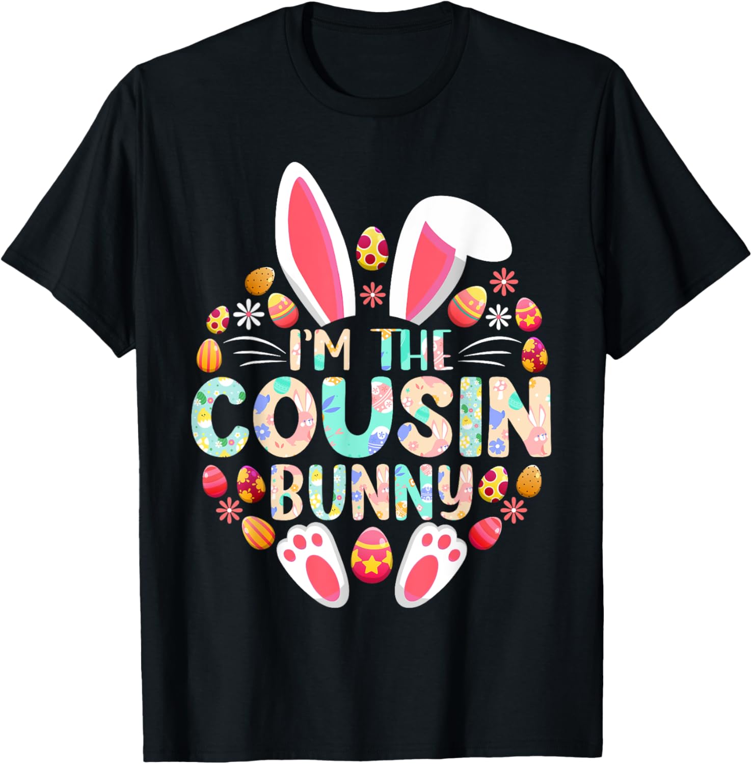 Funny Easter Bunny Family Matching T-Shirt for Cousins and Kids - 15