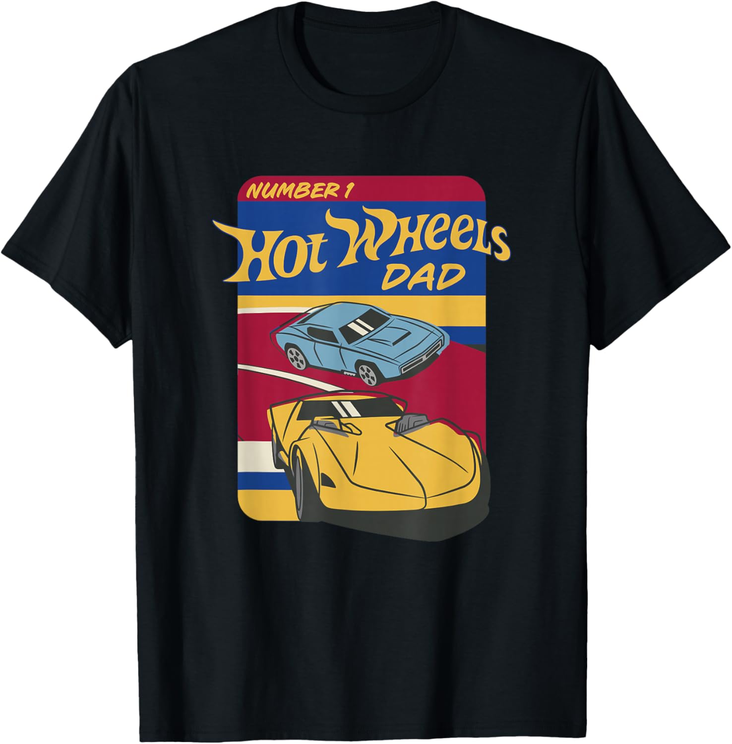 Hot Wheels Number 1 Dad T-Shirt Perfect for Father's Day Gifts - 1