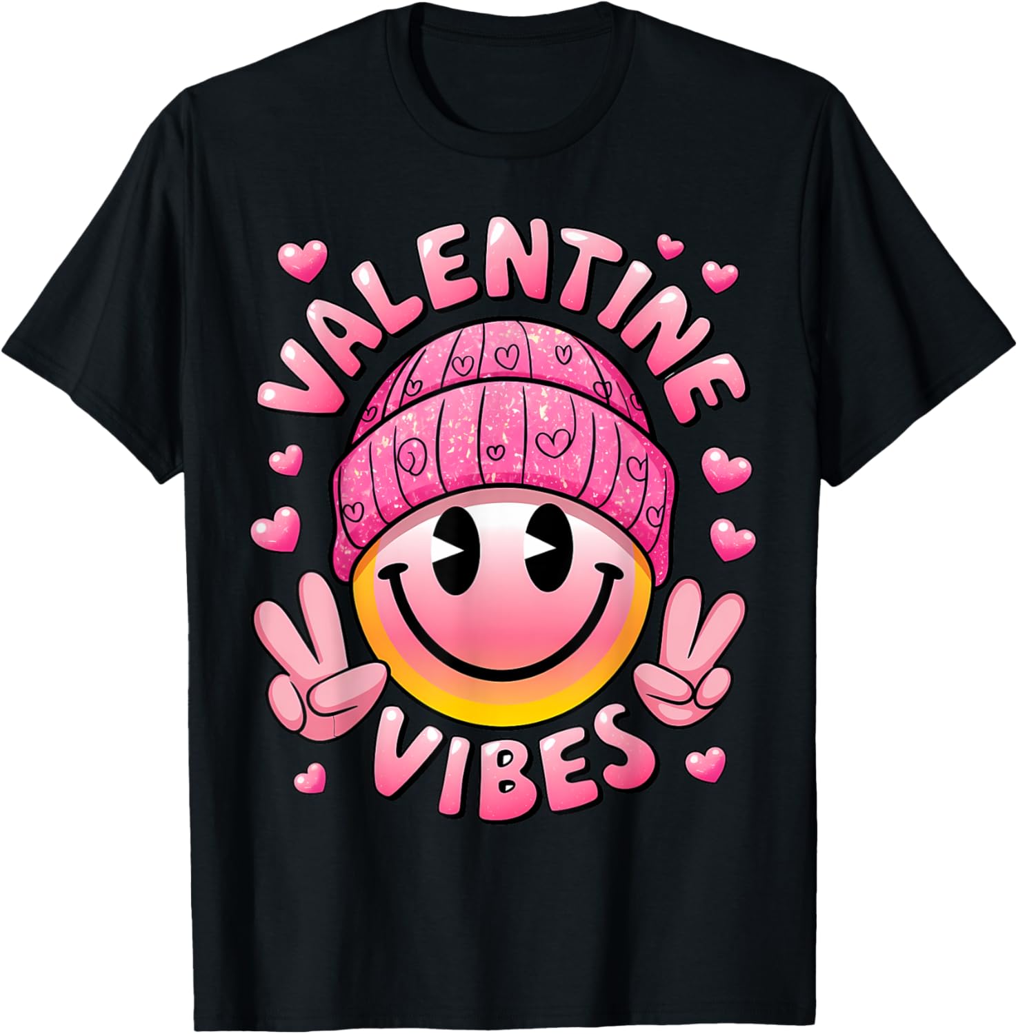 Valentine Vibes T-Shirt for Men, Women, and Kids - Perfect for Love Day - 16