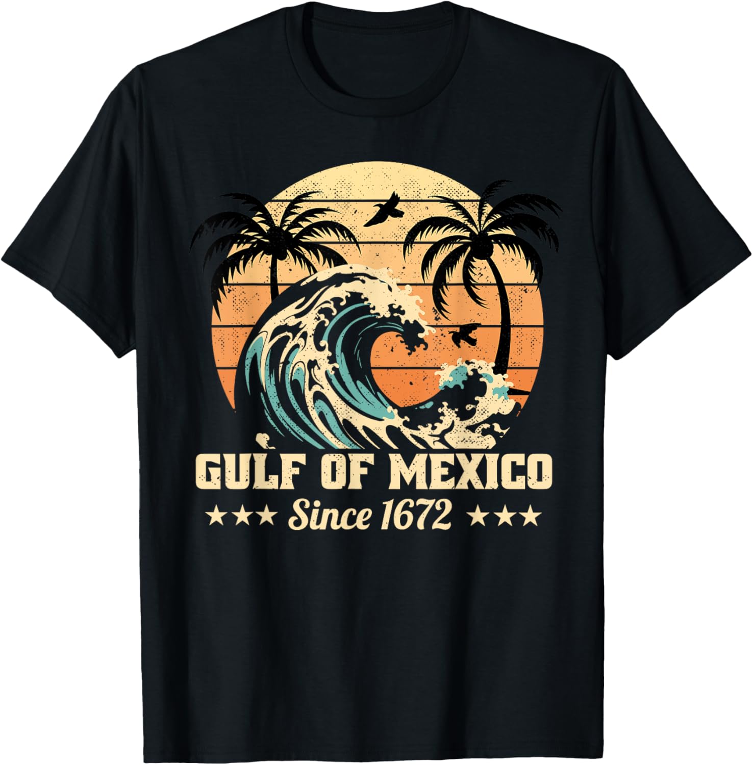 Vintage Gulf of Mexico T-Shirt Since 1672 Stylish and Unique Apparel - 20