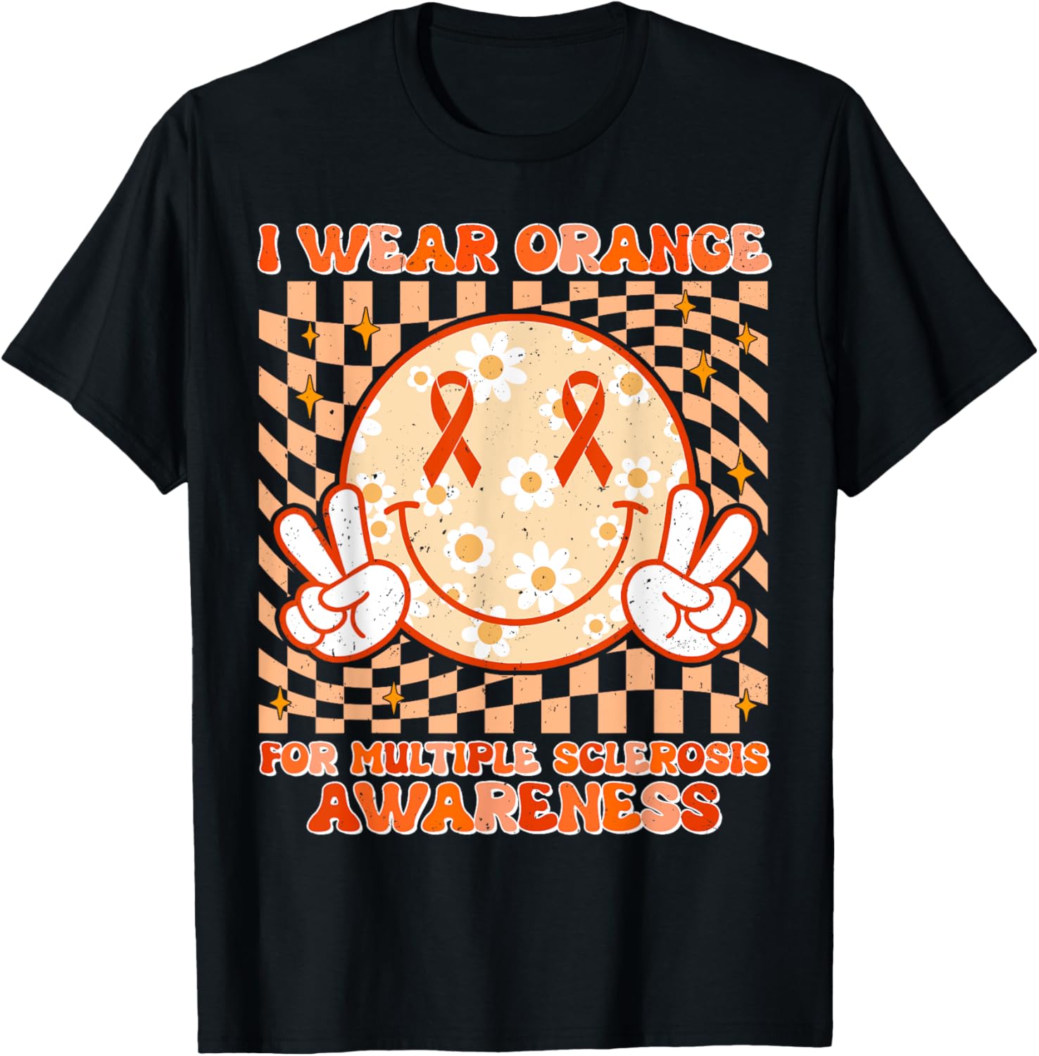 Motivation Support Multiple Sclerosis Awareness T-Shirt for MS Fighters - 7
