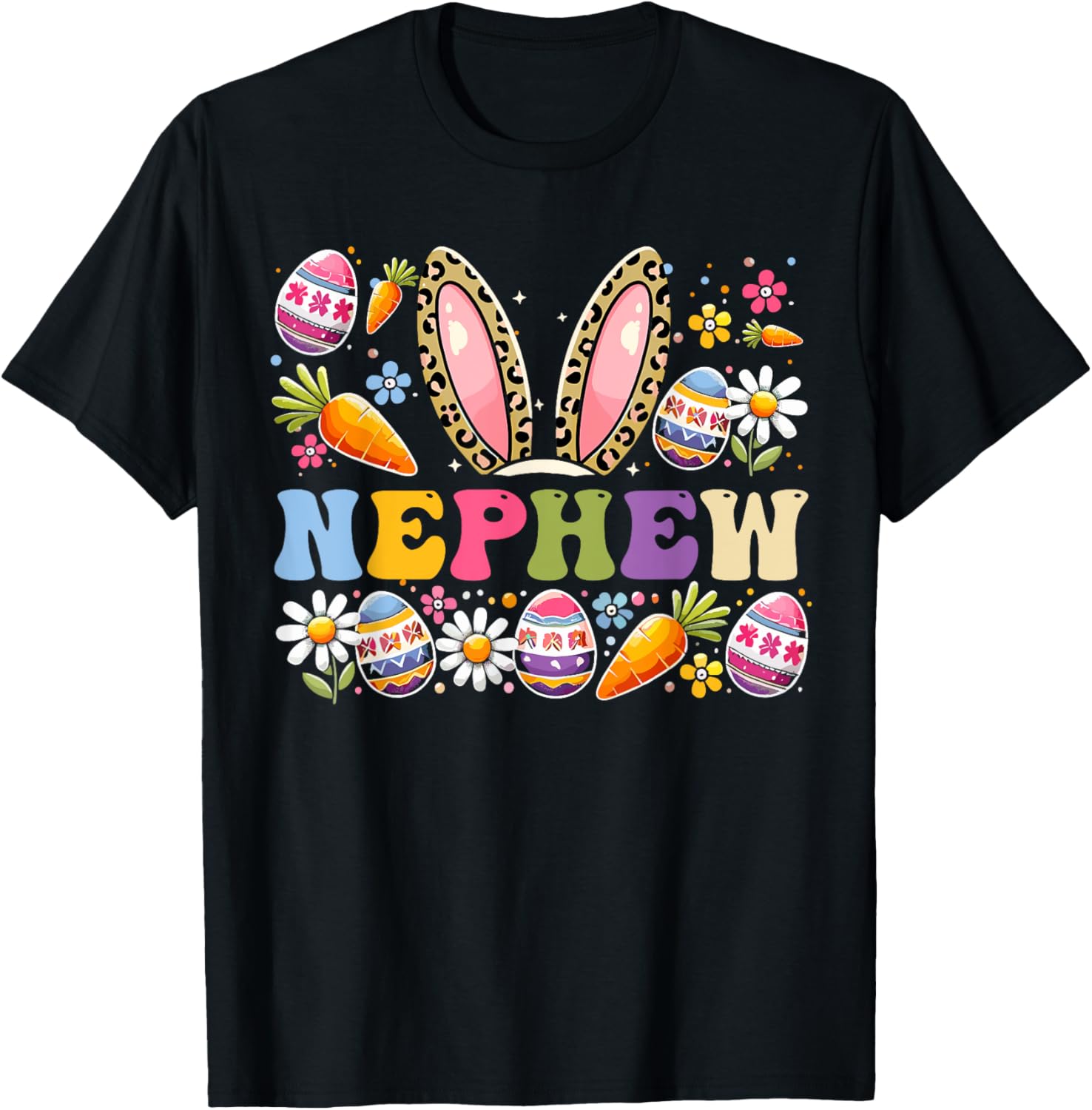 Cute Nephew Easter Rabbit Ears T-Shirt Perfect for Easter Celebrations - 9