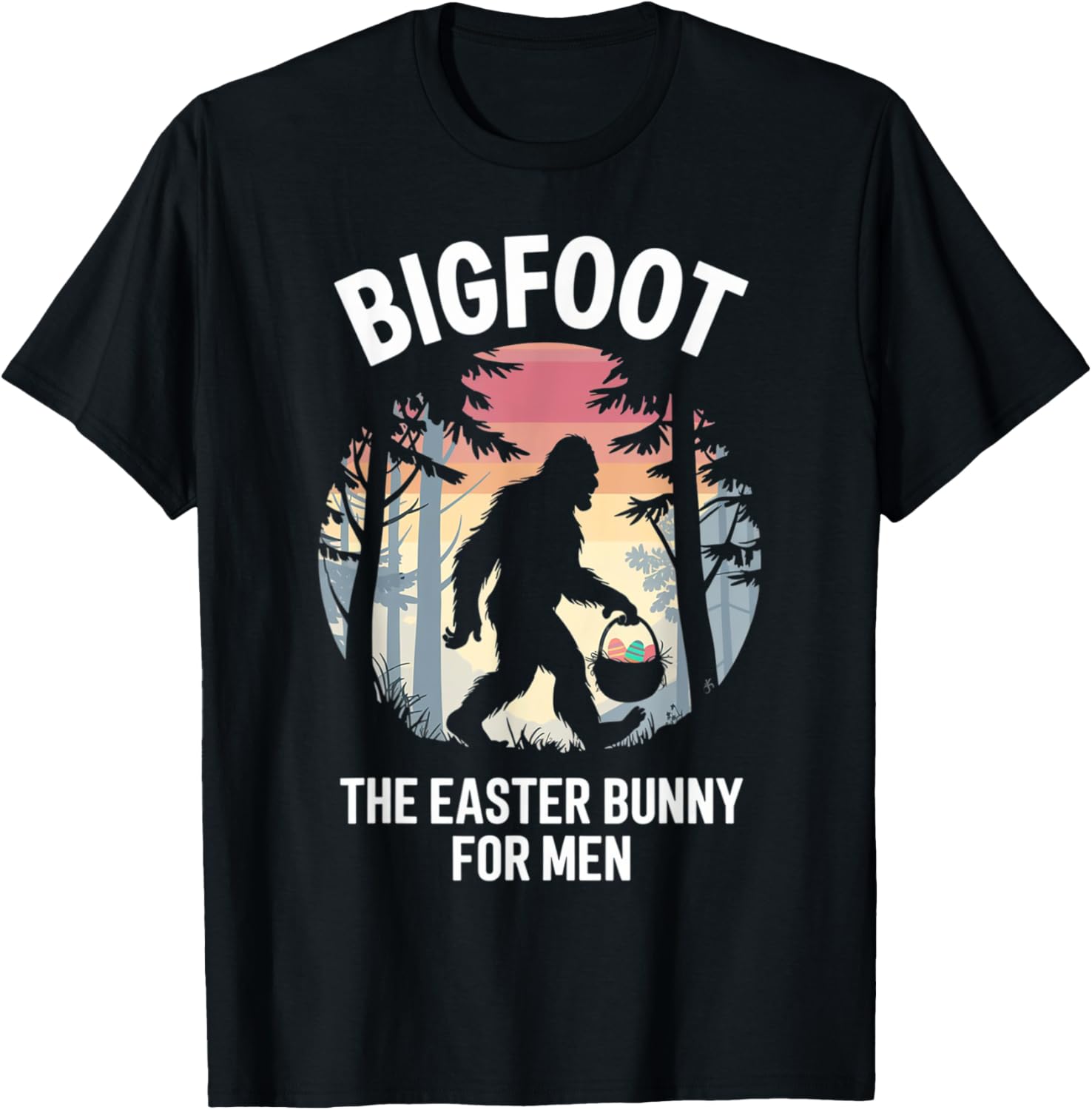 Funny Bigfoot Easter Bunny T-Shirt for Unique Holiday Style - 23
