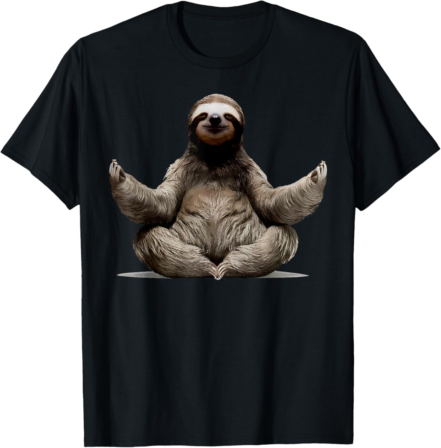 Sloth Yoga Namaste T-Shirt for Men and Women - Zen Buddha Meditation Wear - 8
