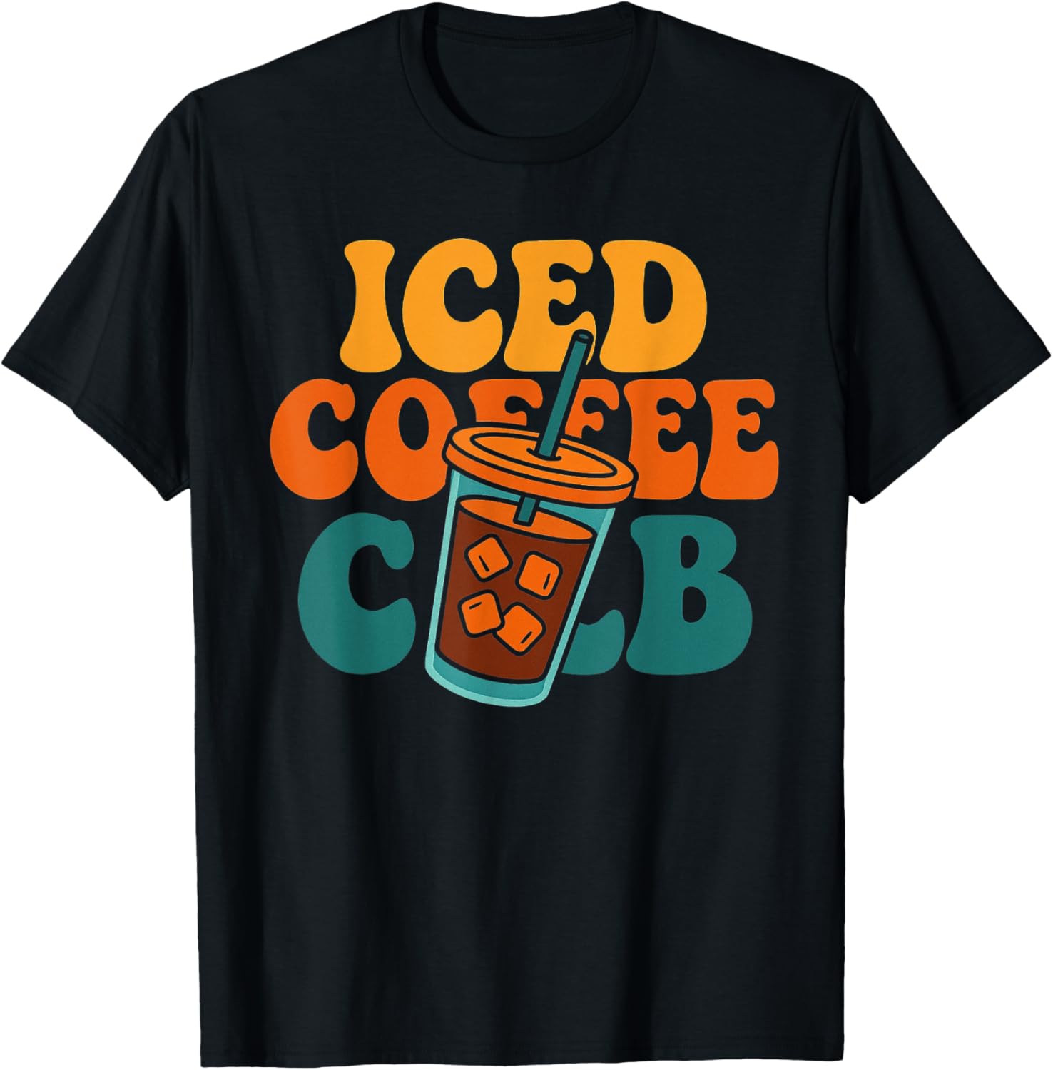 Iced Coffee Club Graphic Tee Perfect for Summer Coffee Lovers - 1