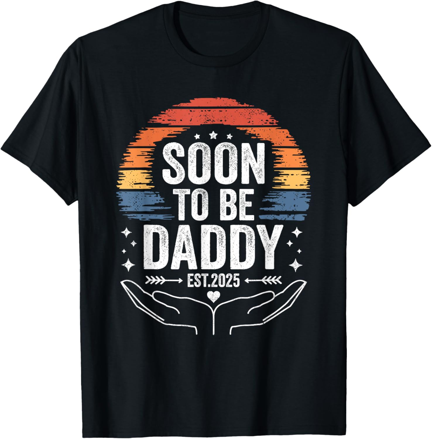 Soon To Be Daddy 2025 Pregnancy Announcement Dad T-Shirt for Him - 6