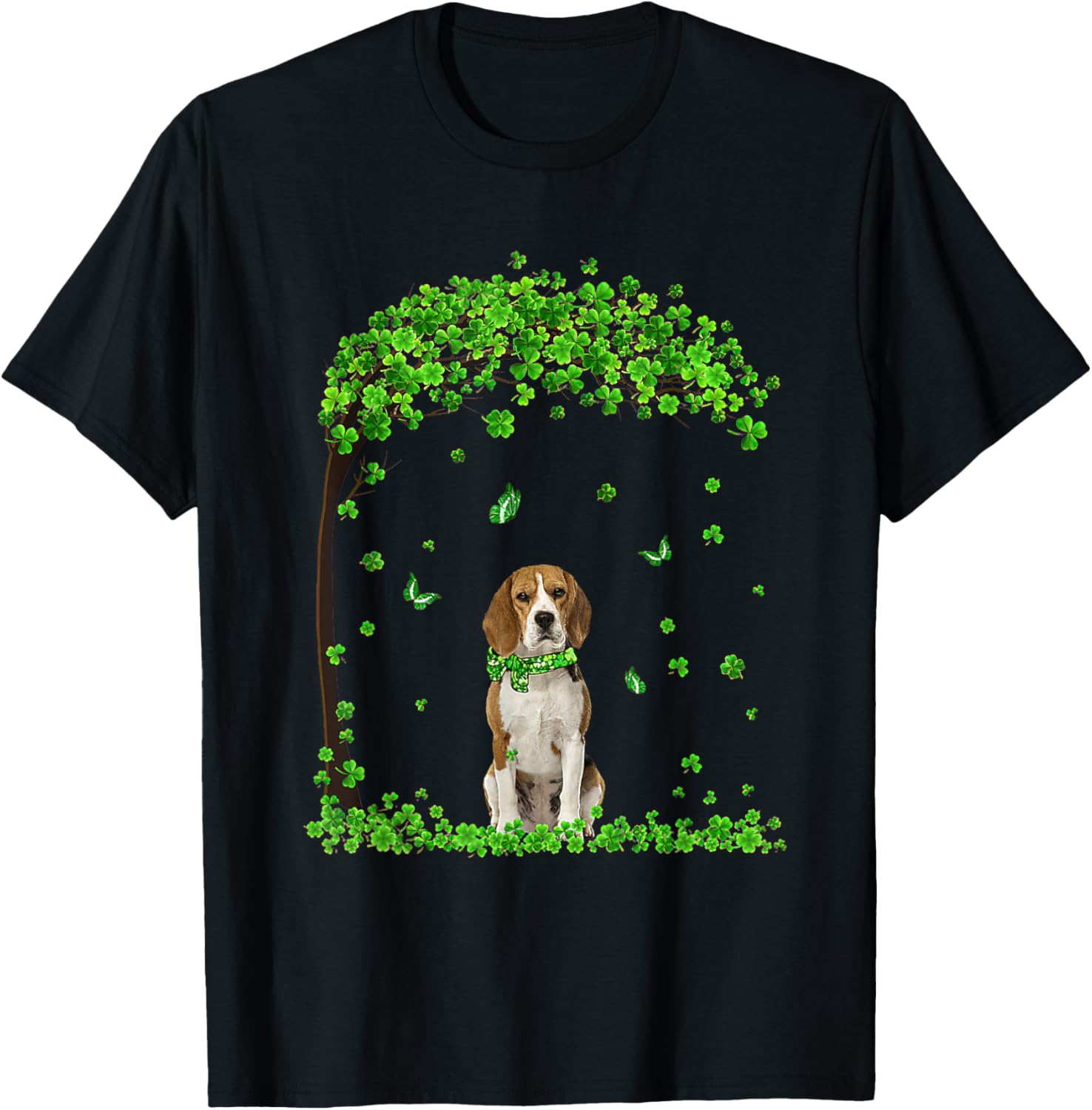 Beagle St Patricks Day Shamrock T-Shirt for Irish Dog Lovers - 13