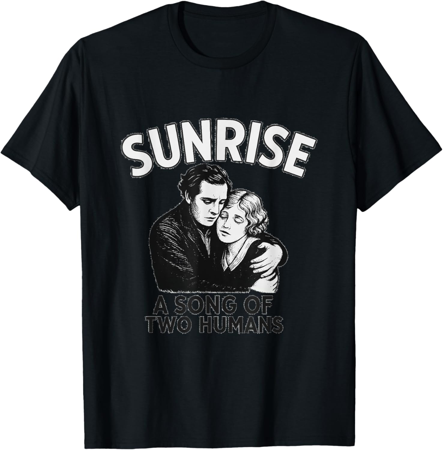 Sunrise Silent Film T-Shirt Romantic Drama Inspired Clothing for Fans - 5