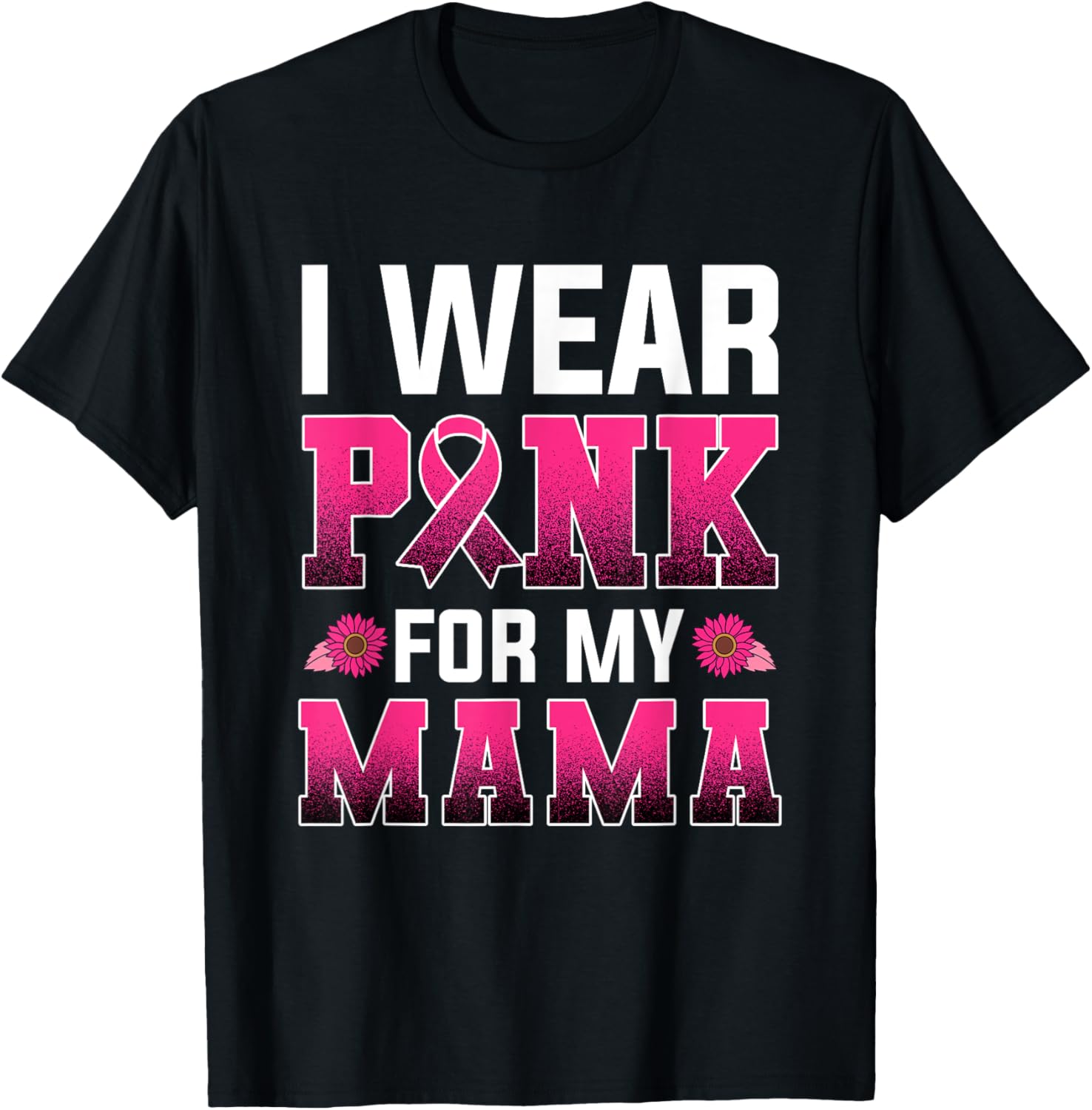 Breast Cancer Awareness Pink Ribbon T-Shirt for Women - Stylish Supportive Tee - 16