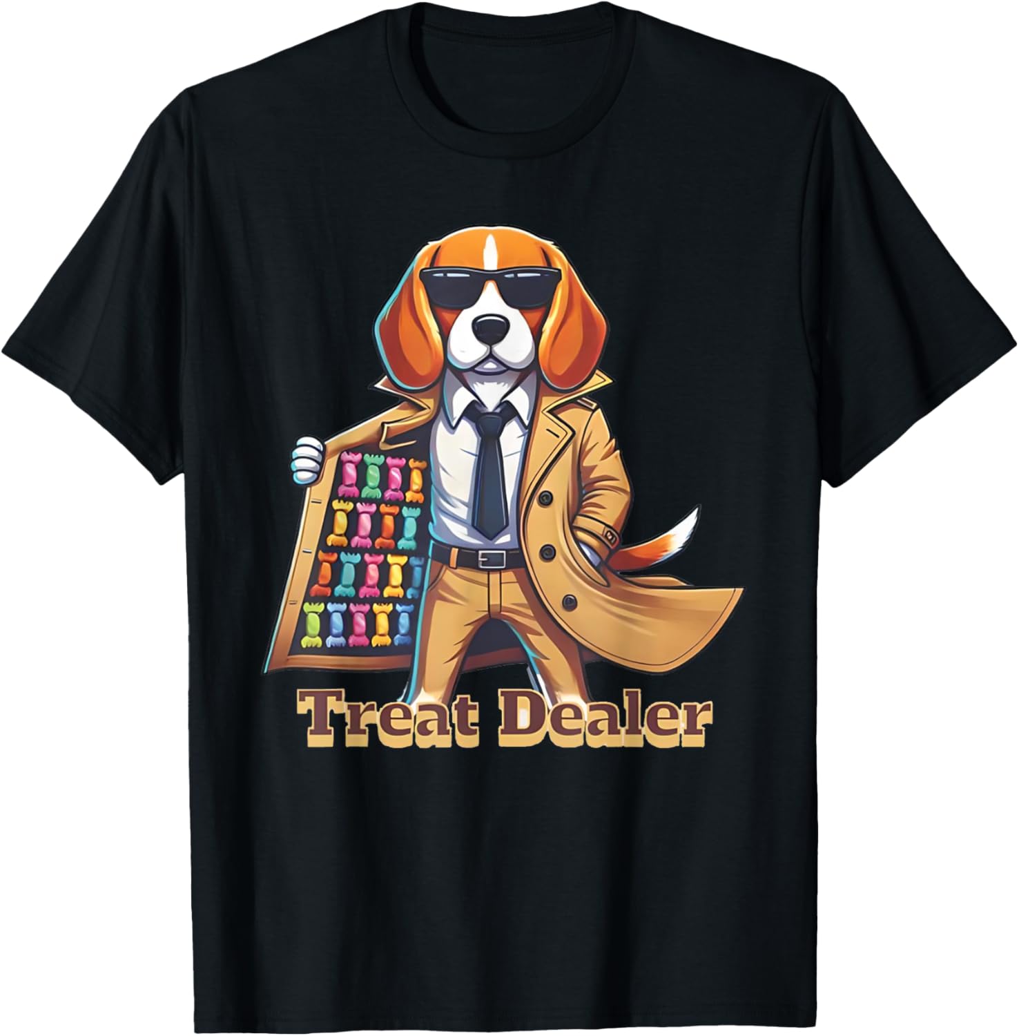 Funny Beagle Lover T-Shirt for Dog Treat Dealers - Perfect Gift for Dog Owners - 14