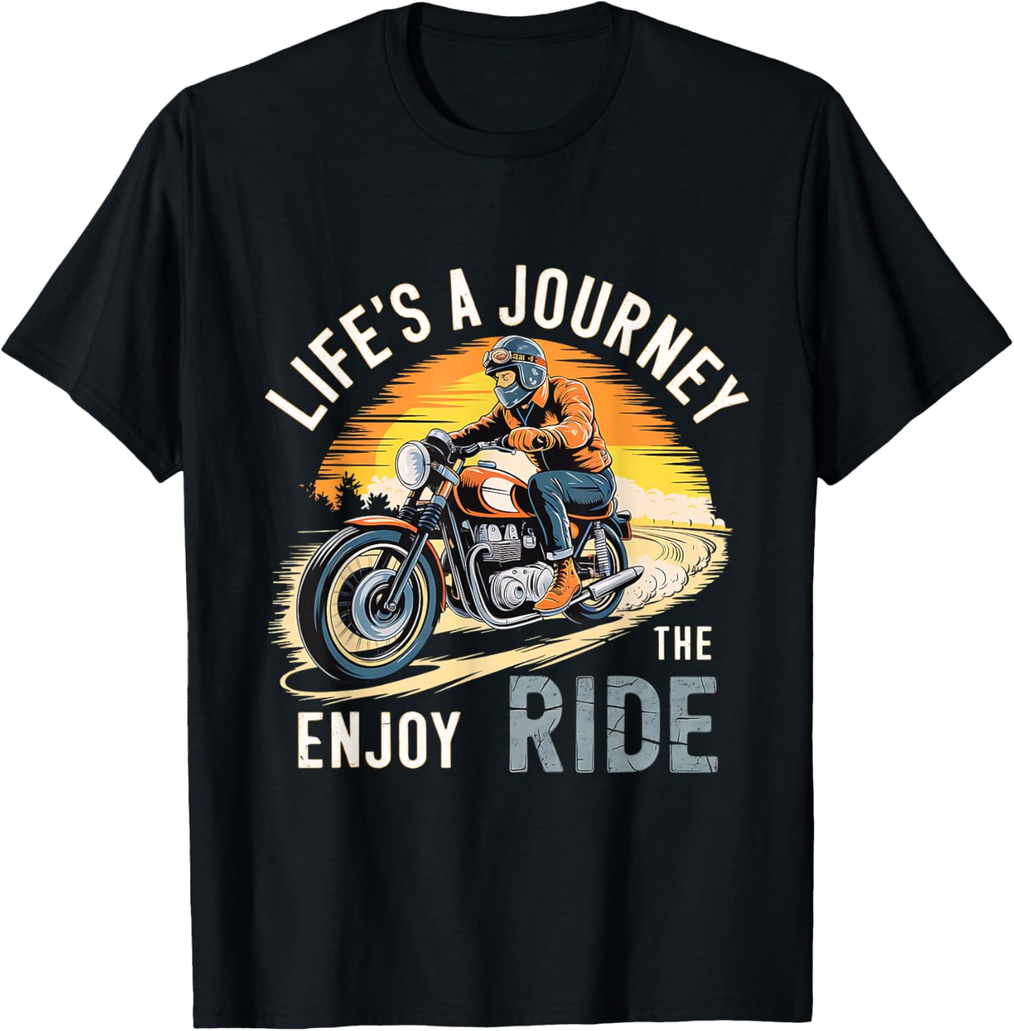 Biker Life Journey Enjoy The Ride T-Shirt for Men, Women, and Kids - 10