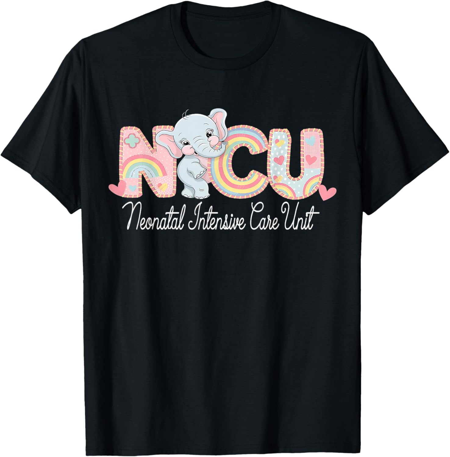 Elephant Nurse NICU Team T-Shirt for Neonatal Care RNs - 6