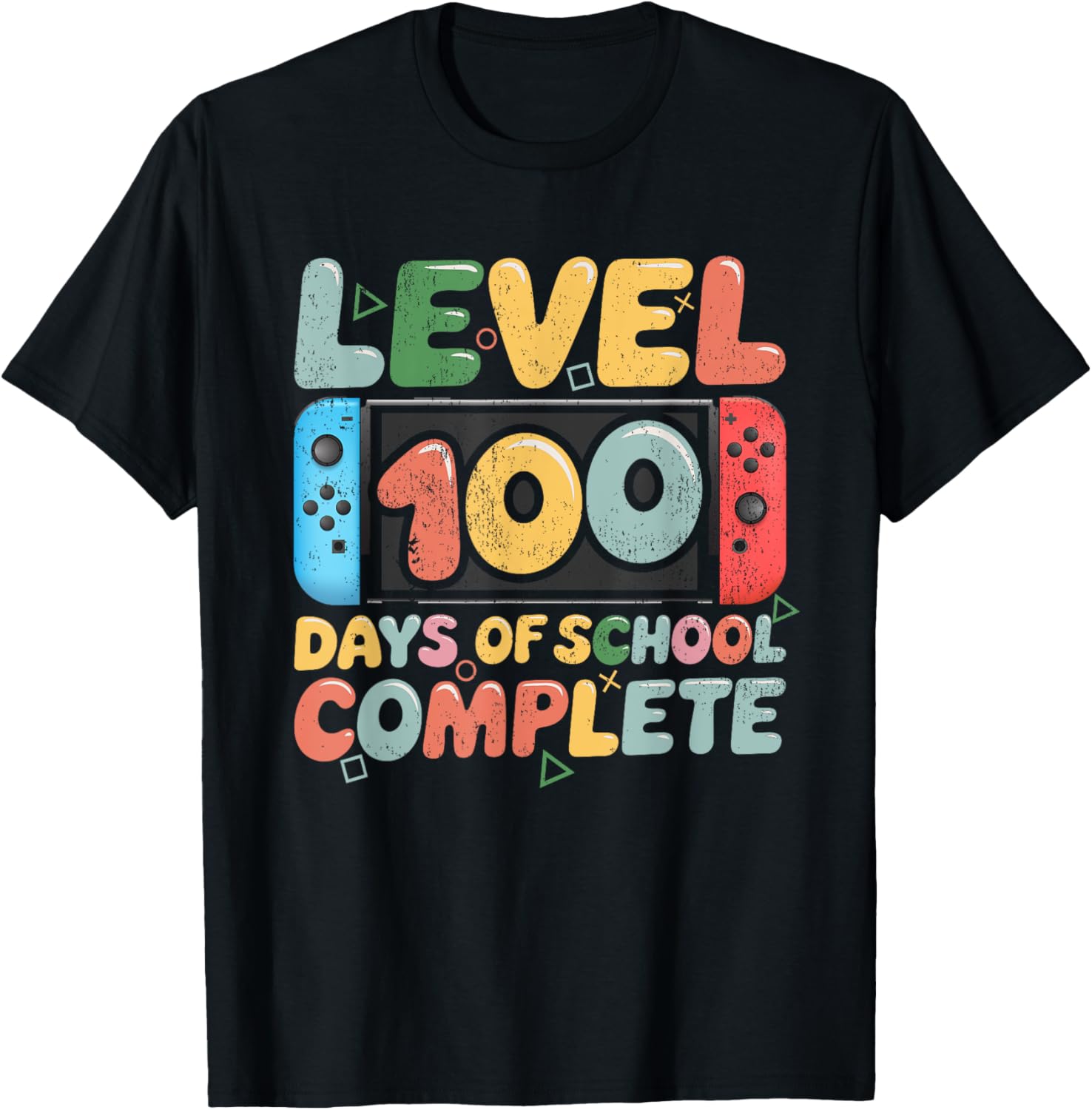 Level 100 Days of School Complete Video Game Kids T-Shirt for Fun Learning - 19
