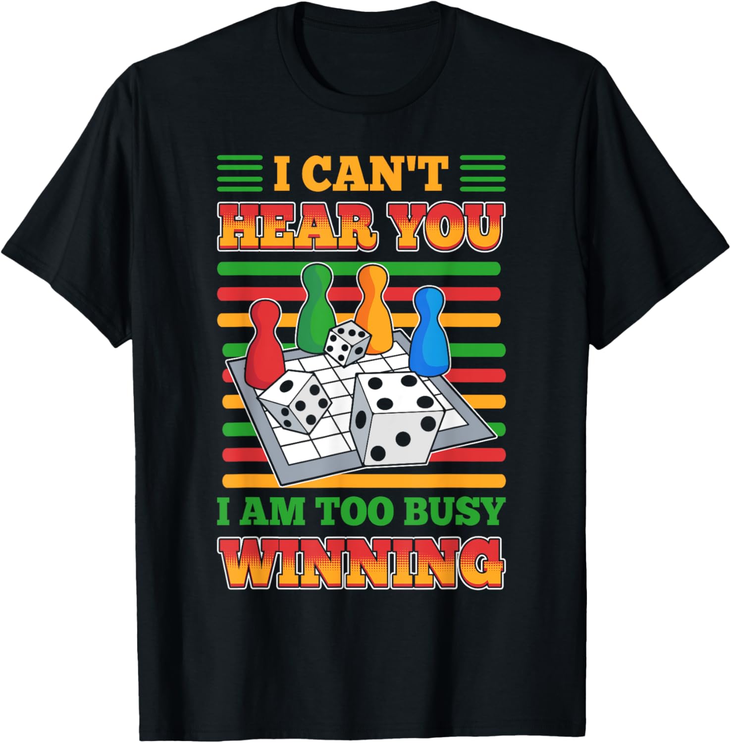 I Can't Hear You I'm Too Busy Winning T-Shirt for Fun & Fashion Lovers - 5