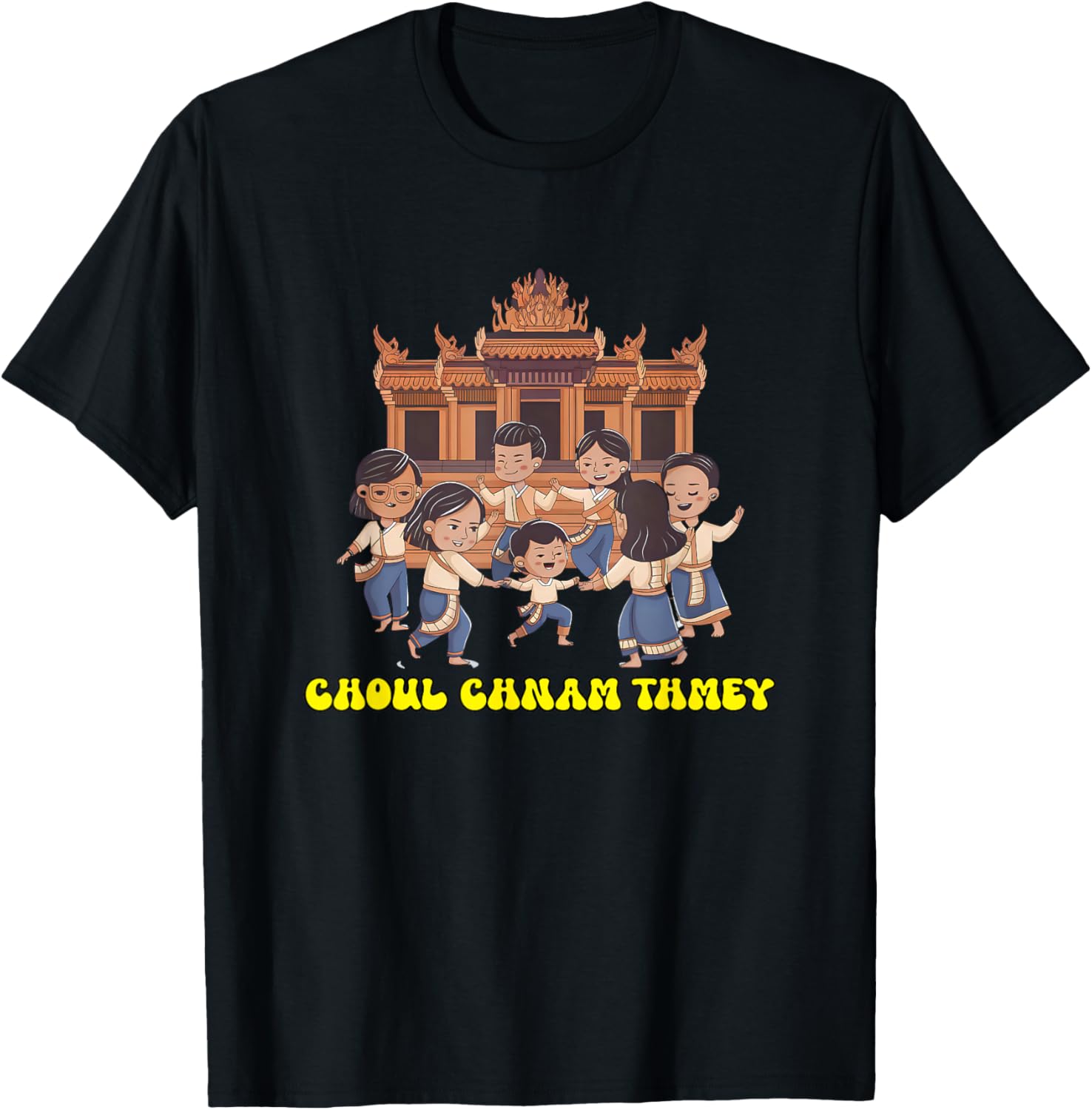 Happy Khmer New Year T-Shirt Choul Chnam Thmey for Cambodia Celebrations - 5