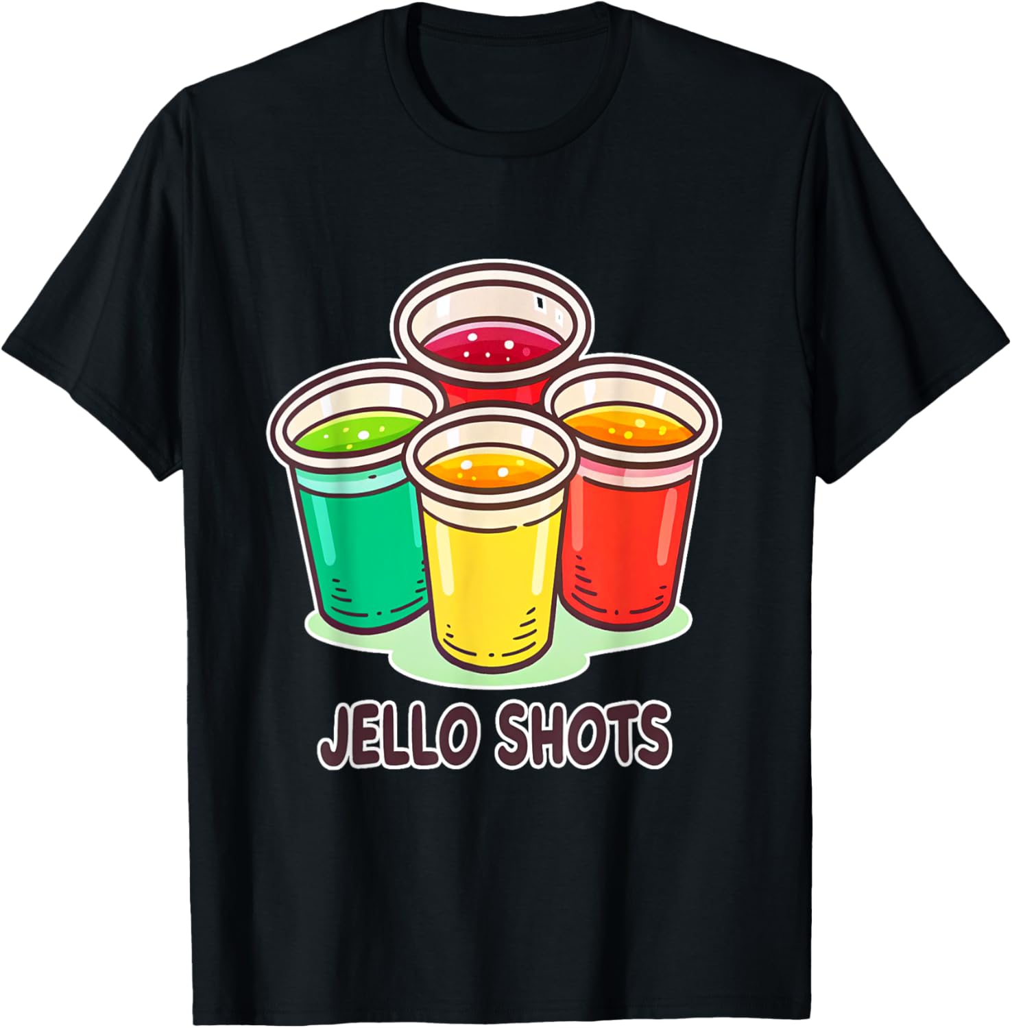 Colorful Jello Shots Party T-Shirt for Fun Celebrations and Events - 2