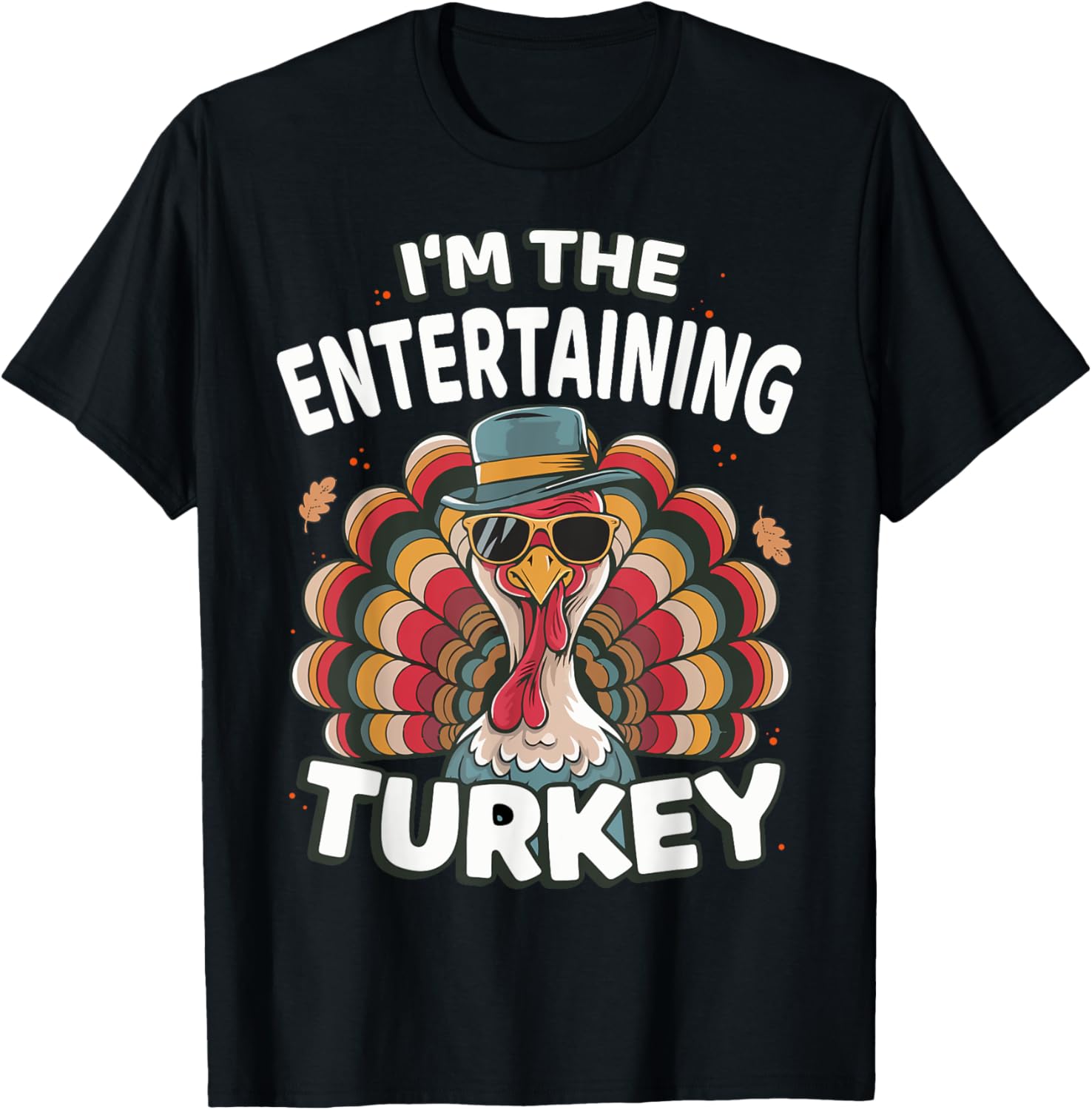 Entertaining Turkey Thanksgiving Matching T-Shirt for Family Fun - 5