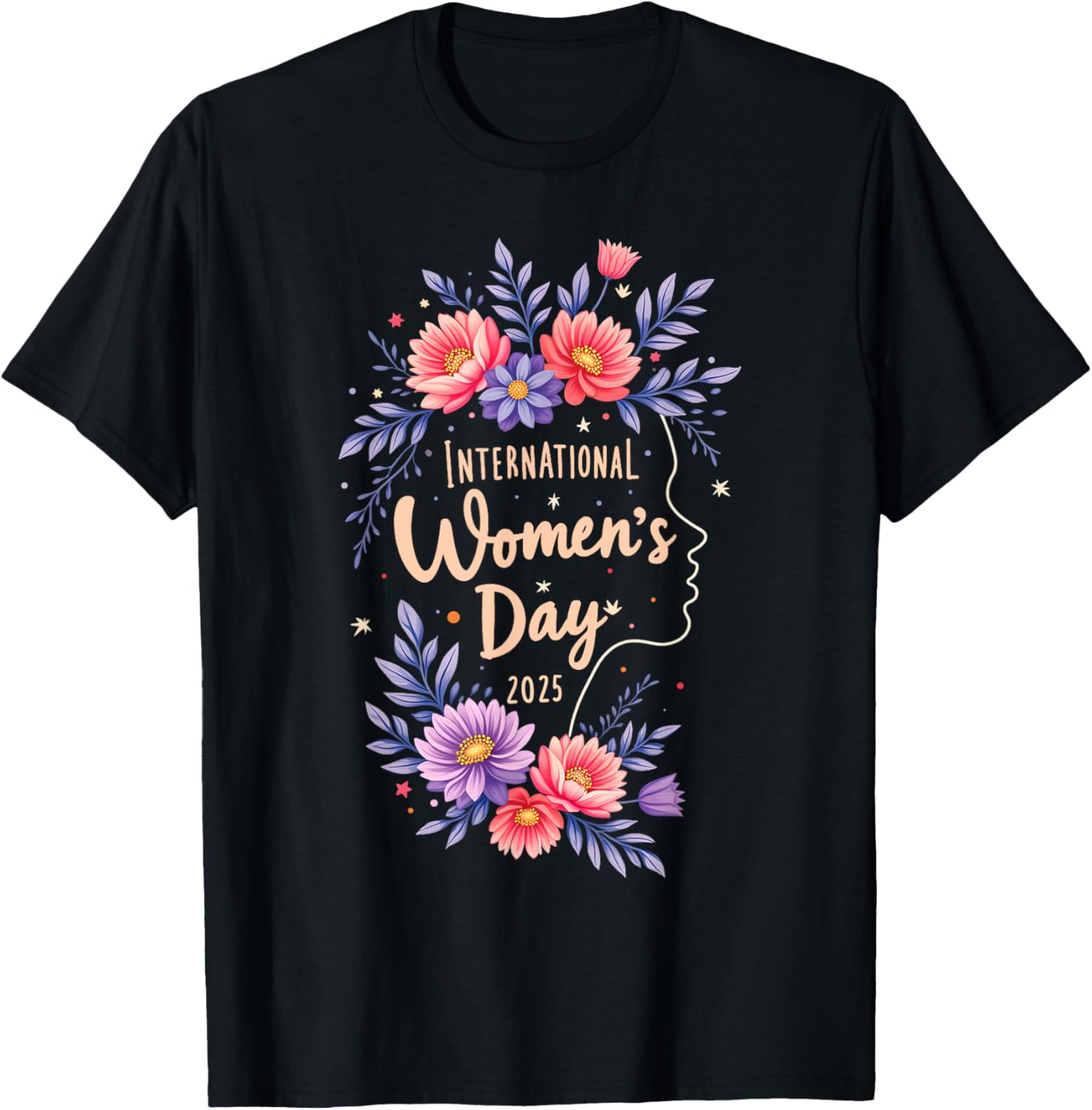 Floral Women's Day T-Shirt 2025 Celebrate International Women's Day 8 March - 8