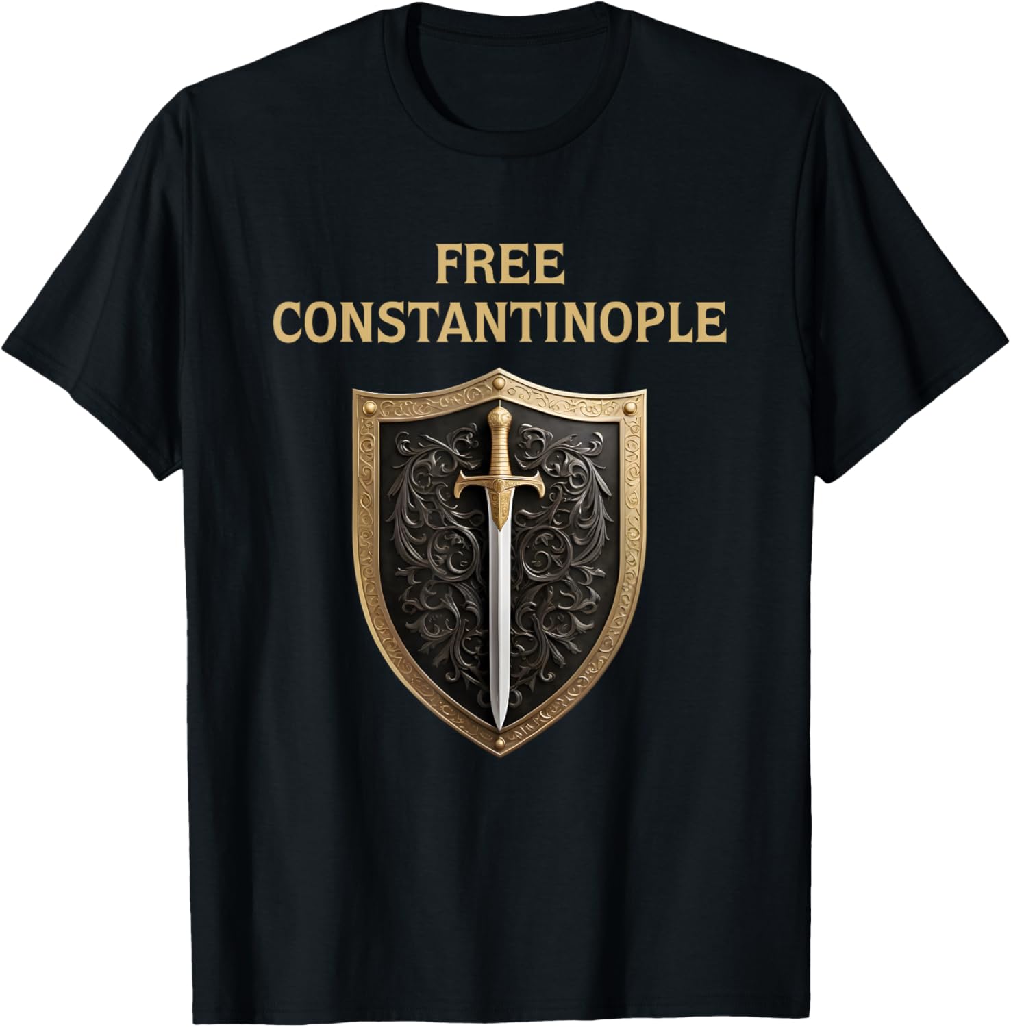 Free Constantinople T-Shirt Celebrating Eastern Roman History and Culture - 14