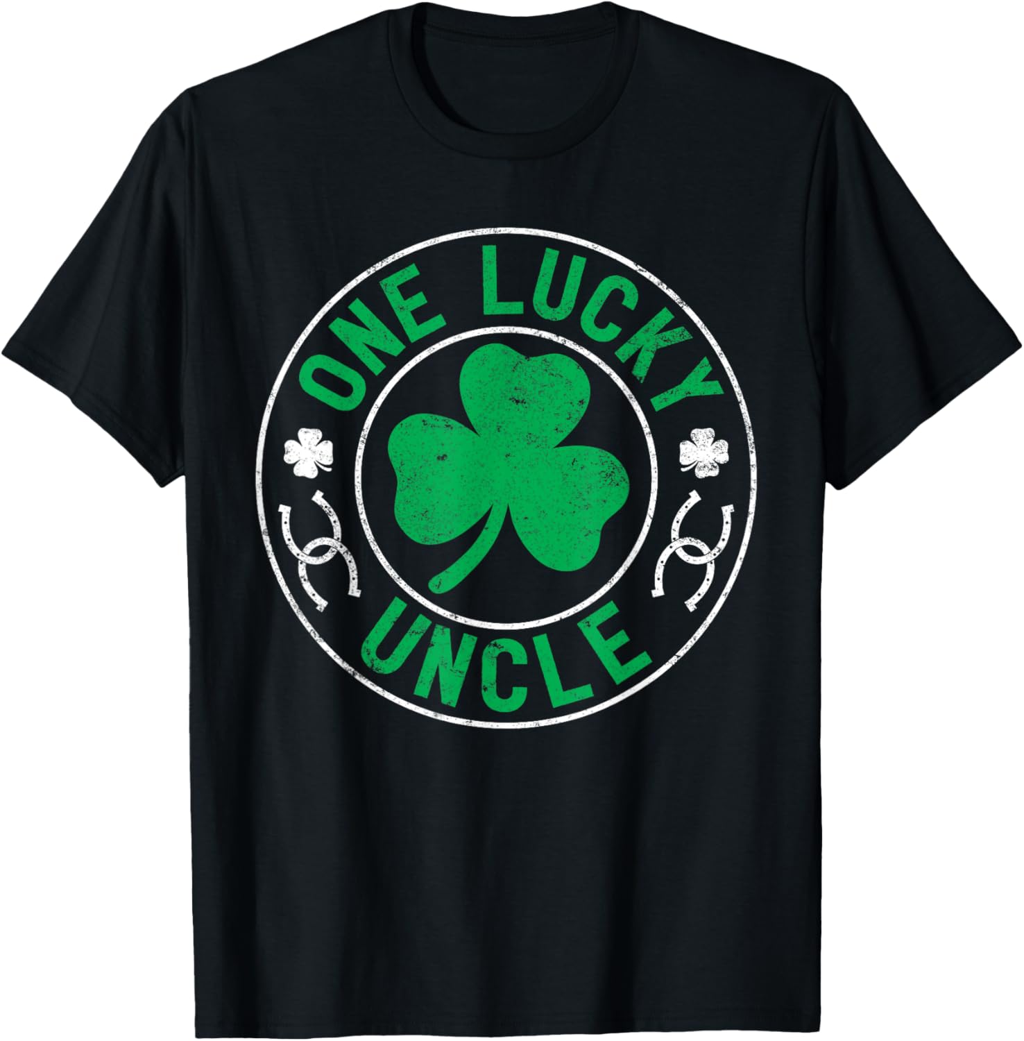 One Lucky Uncle St Patrick's Day Shamrock T-Shirt for Fun Celebrations - 17