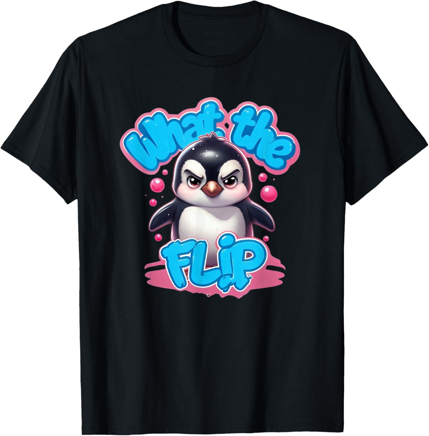 Cute Funny Trendy Aesthetic What The Flip Graphic Tee for Casual Style - 6