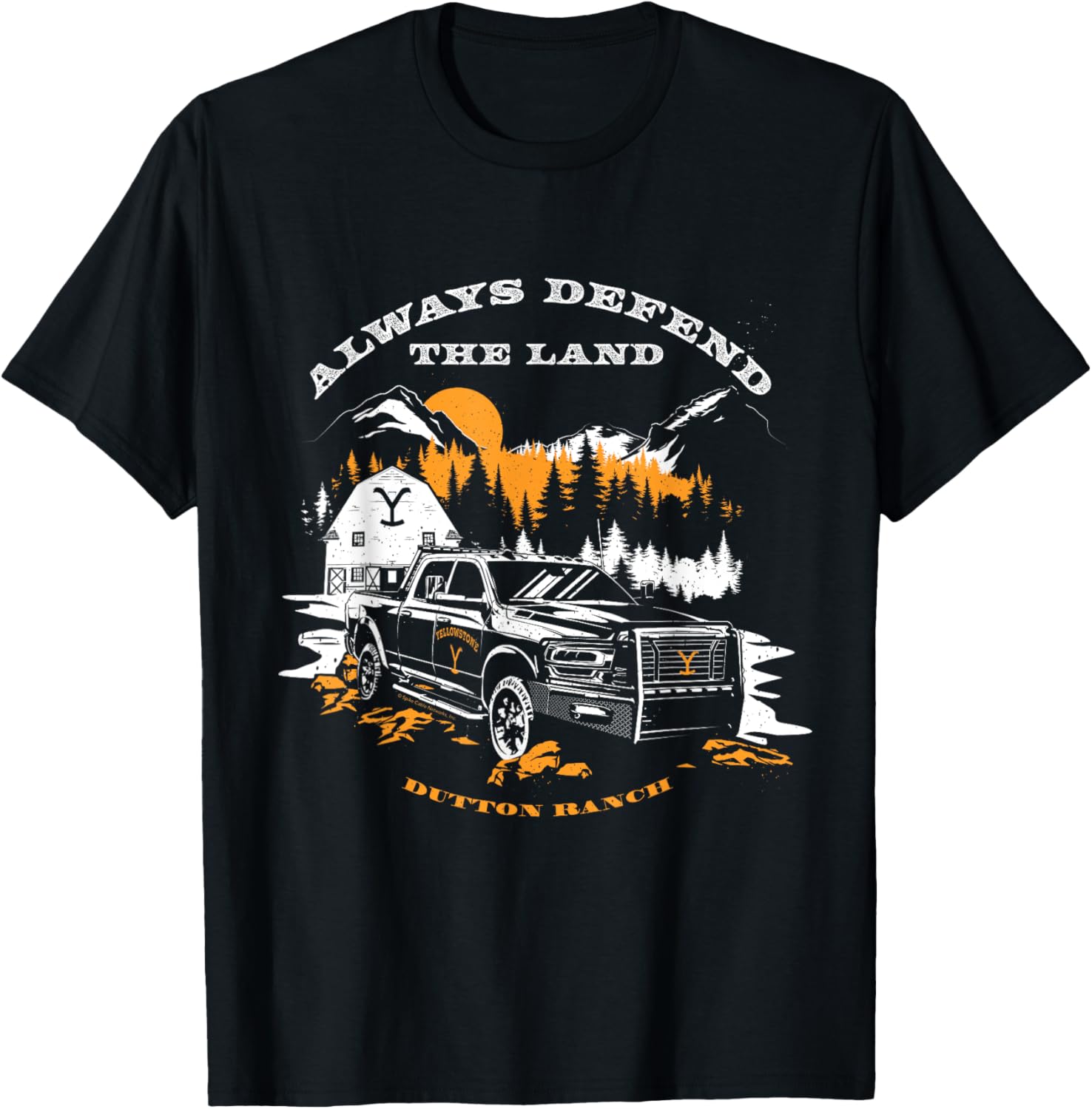 Official Yellowstone TV Show Always Defend the Land T-Shirt for Fans - 1